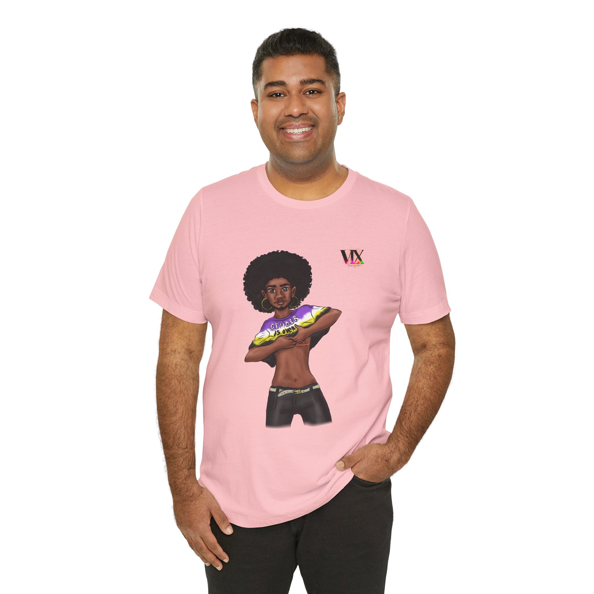 VOCE LINDX Classic Fit T‑Shirt – 100 % Airlume Cotton, Lightweight & Breathable Tee
