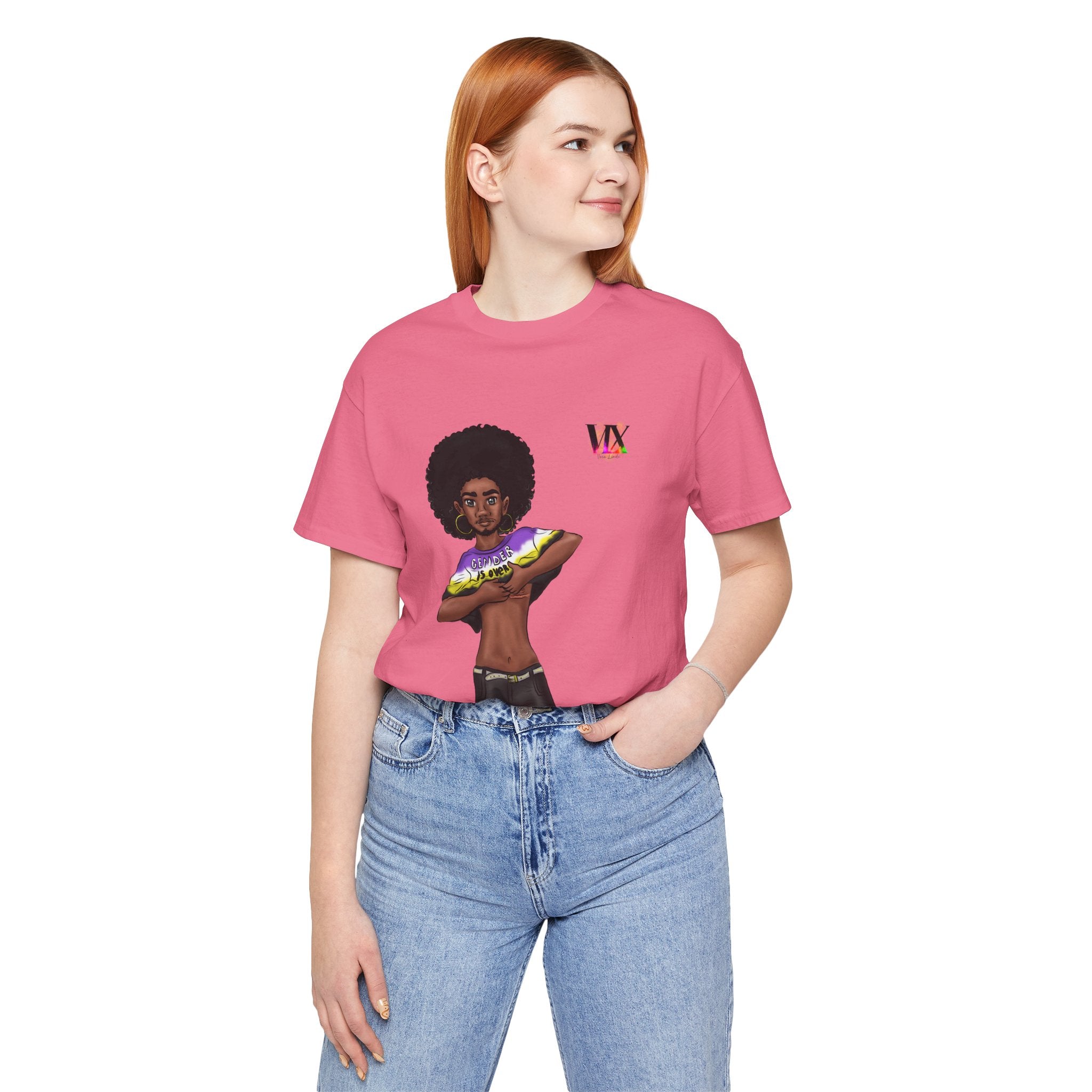 VOCE LINDX Classic Fit T‑Shirt – 100 % Airlume Cotton, Lightweight & Breathable Tee