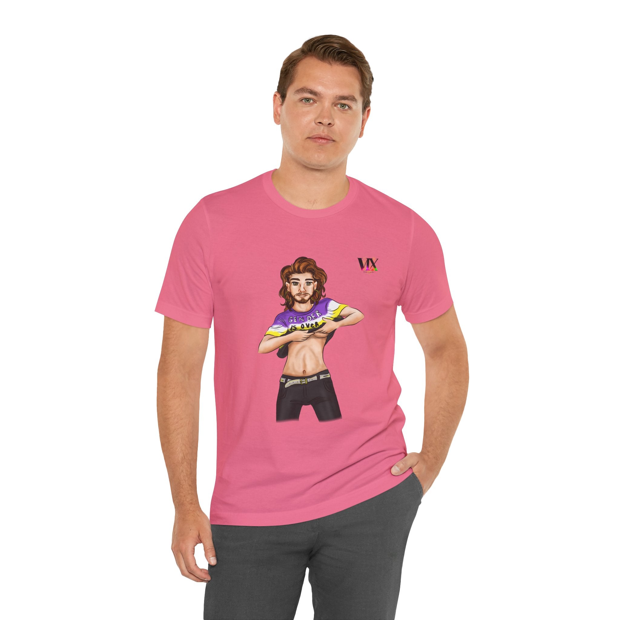 VOCE LINDX Classic Fit Cotton T‑Shirt – 100 % Airlume Combed & Ring‑Spun Cotton – Lightweight, Breathable Tee