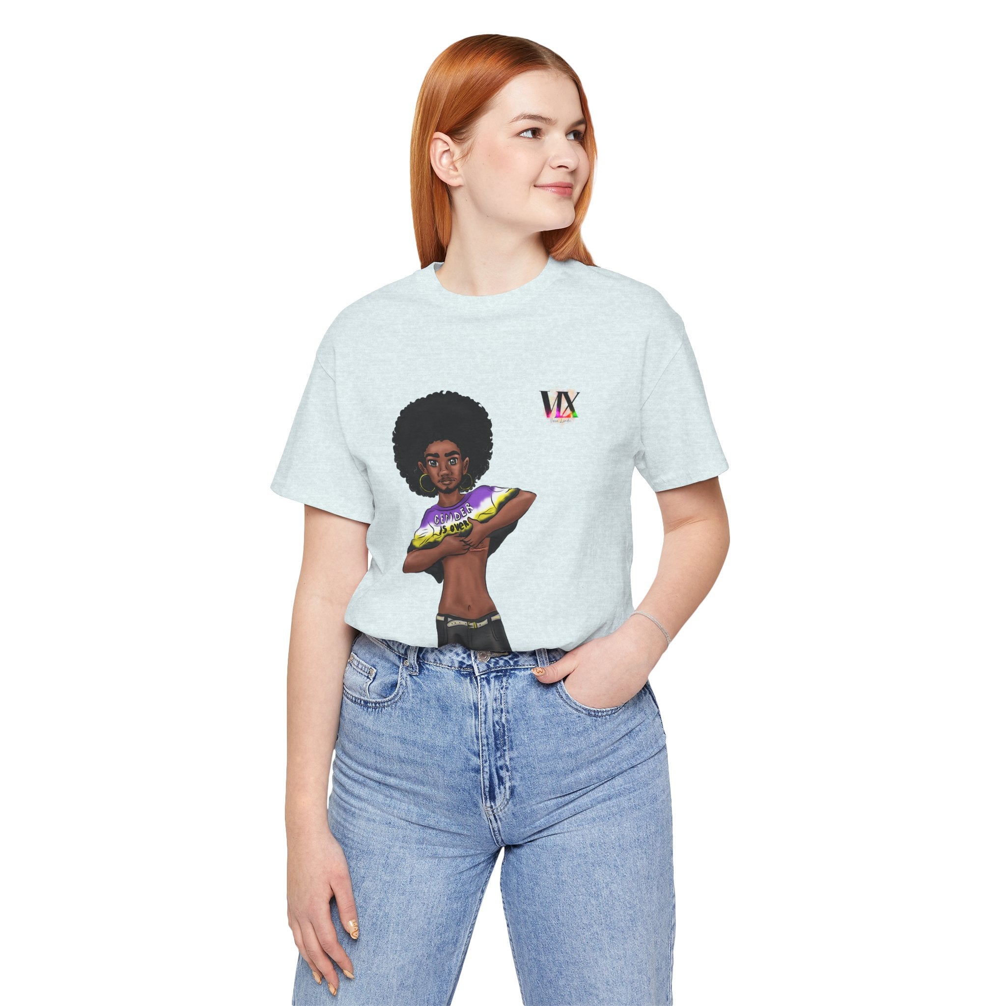 VOCE LINDX Classic Fit T‑Shirt – 100 % Airlume Cotton, Lightweight & Breathable Tee