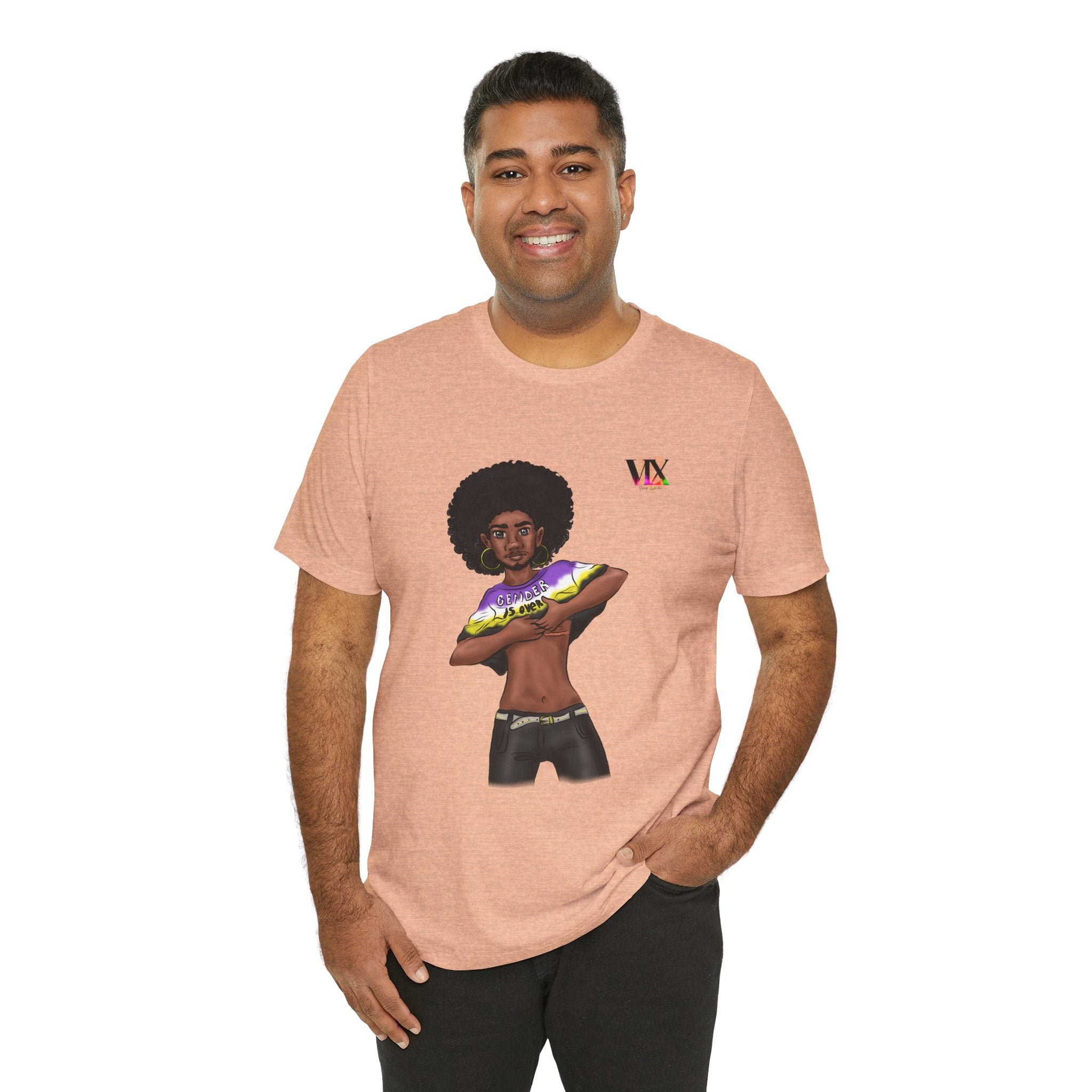 VOCE LINDX Classic Fit T‑Shirt – 100 % Airlume Cotton, Lightweight & Breathable Tee