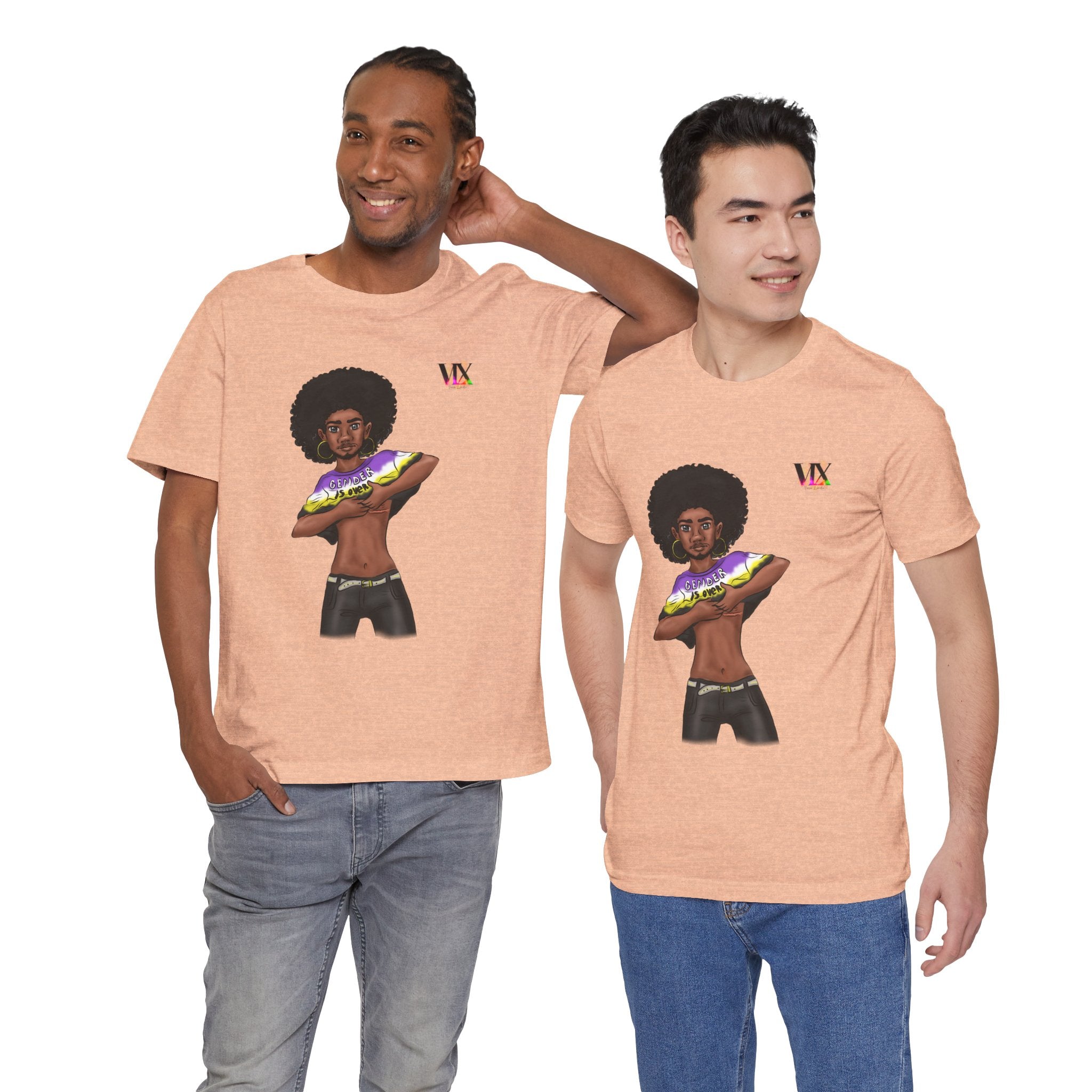 VOCE LINDX Classic Fit T‑Shirt – 100 % Airlume Cotton, Lightweight & Breathable Tee