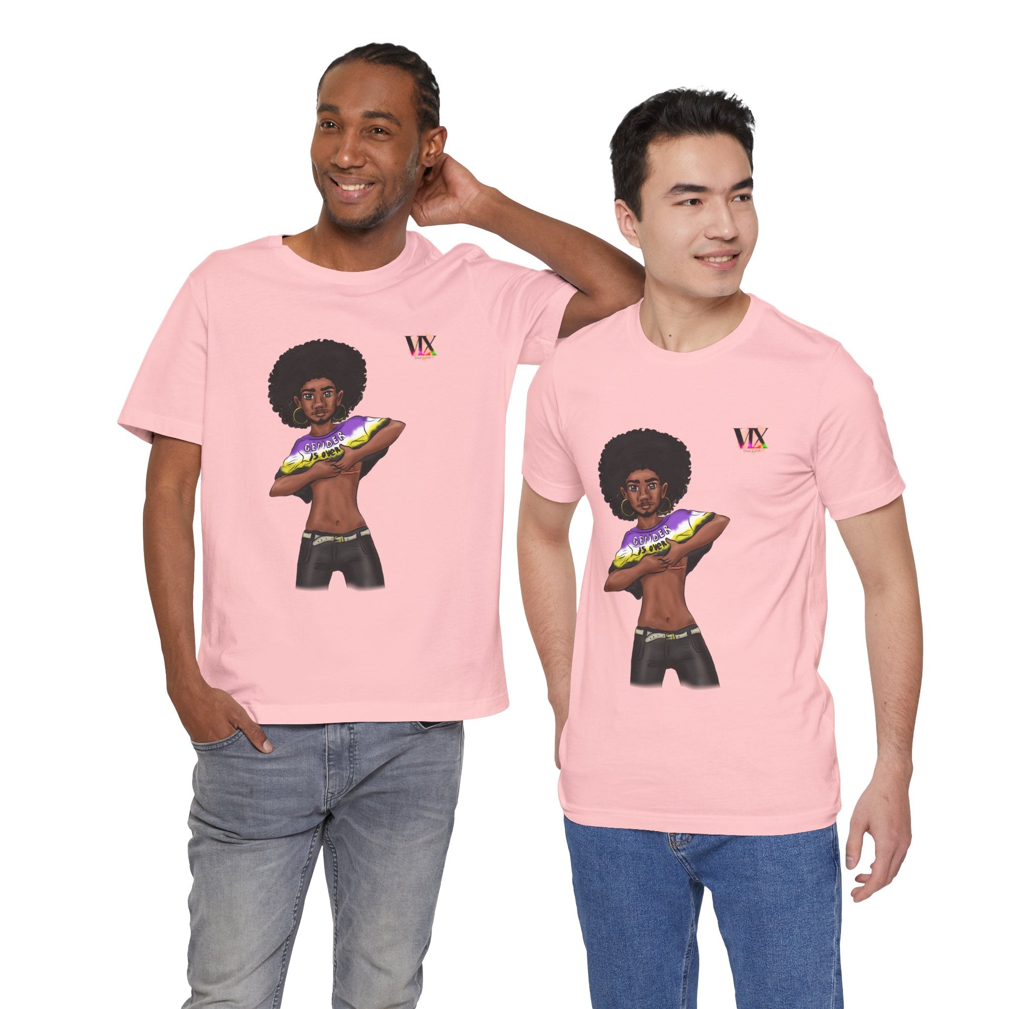 VOCE LINDX Classic Fit T‑Shirt – 100 % Airlume Cotton, Lightweight & Breathable Tee