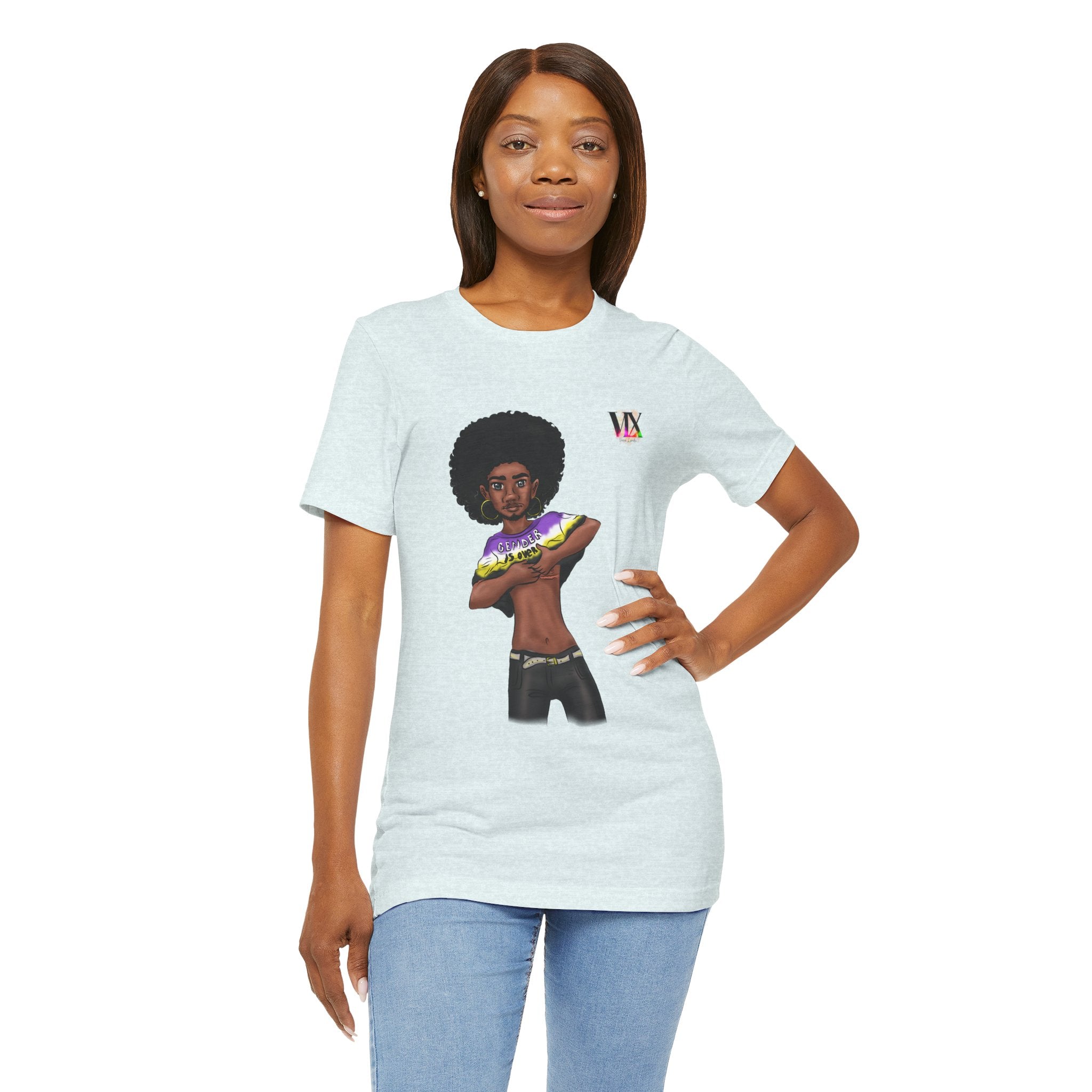 VOCE LINDX Classic Fit T‑Shirt – 100 % Airlume Cotton, Lightweight & Breathable Tee