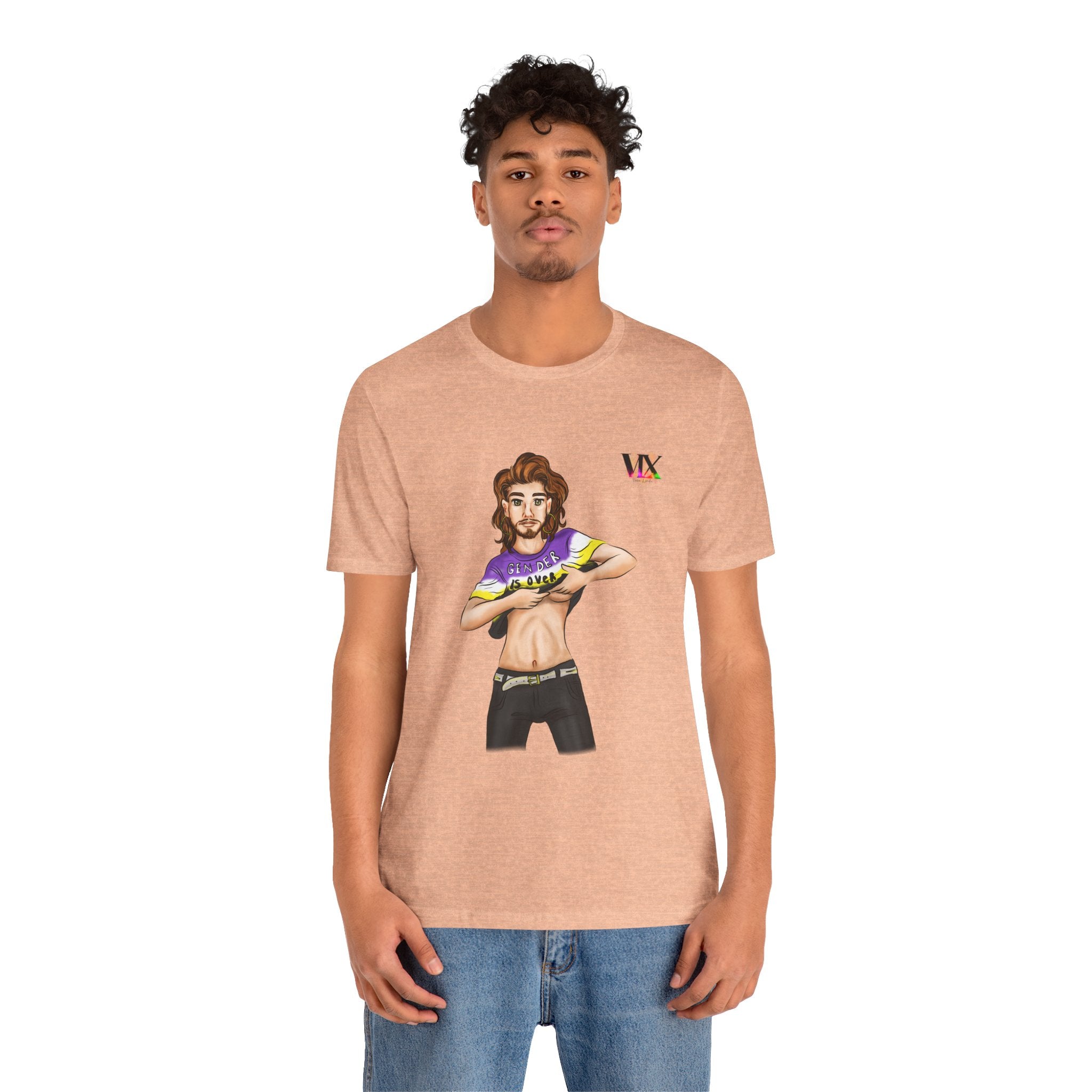 VOCE LINDX Classic Fit Cotton T‑Shirt – 100 % Airlume Combed & Ring‑Spun Cotton – Lightweight, Breathable Tee