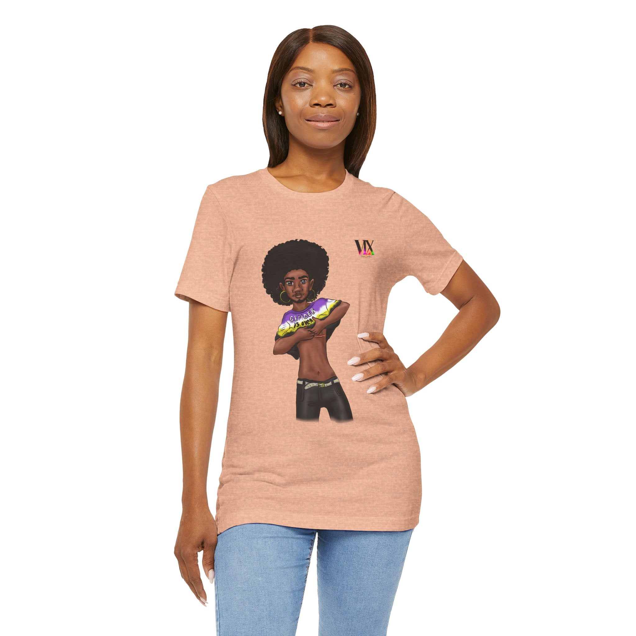 VOCE LINDX Classic Fit T‑Shirt – 100 % Airlume Cotton, Lightweight & Breathable Tee