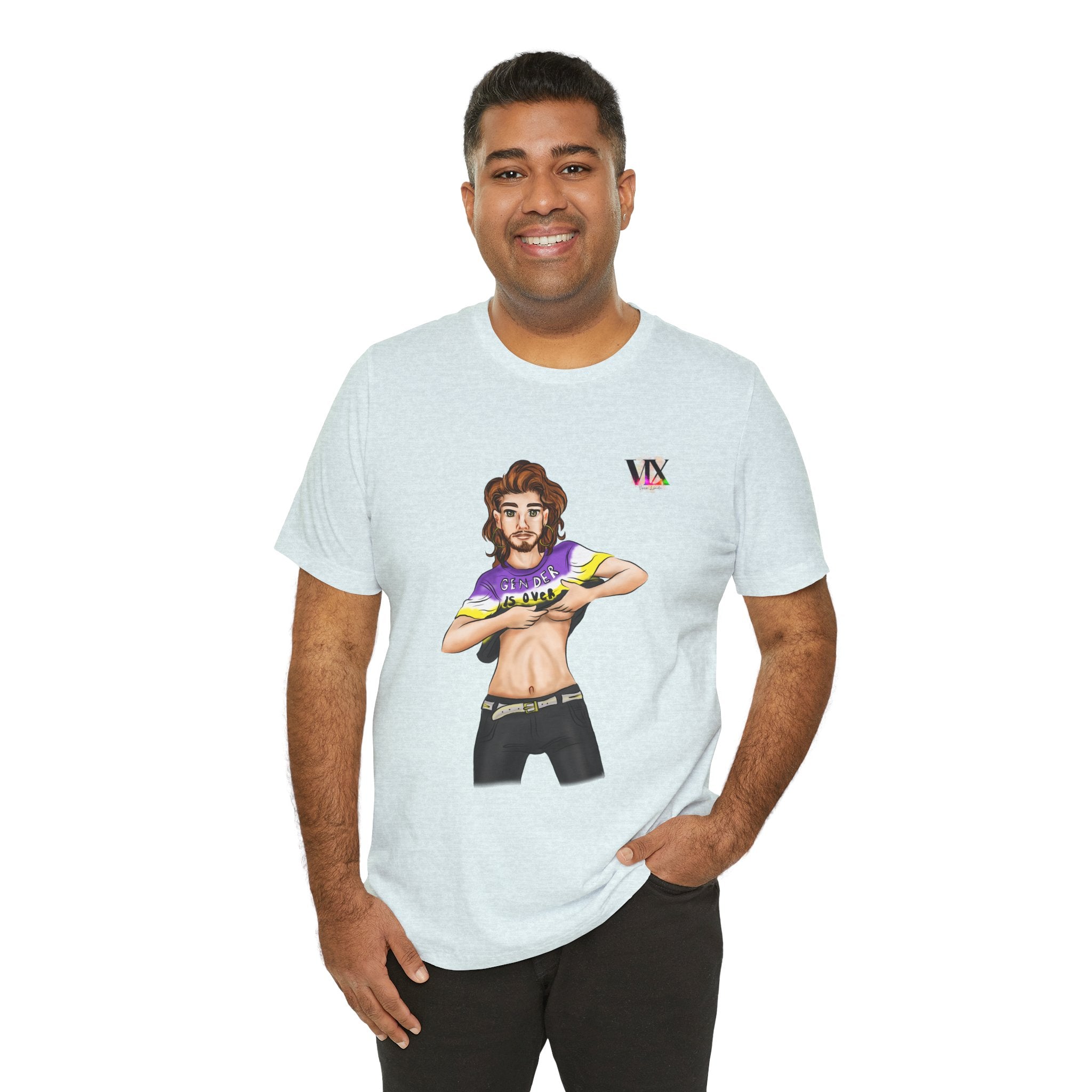 VOCE LINDX Classic Fit Cotton T‑Shirt – 100 % Airlume Combed & Ring‑Spun Cotton – Lightweight, Breathable Tee