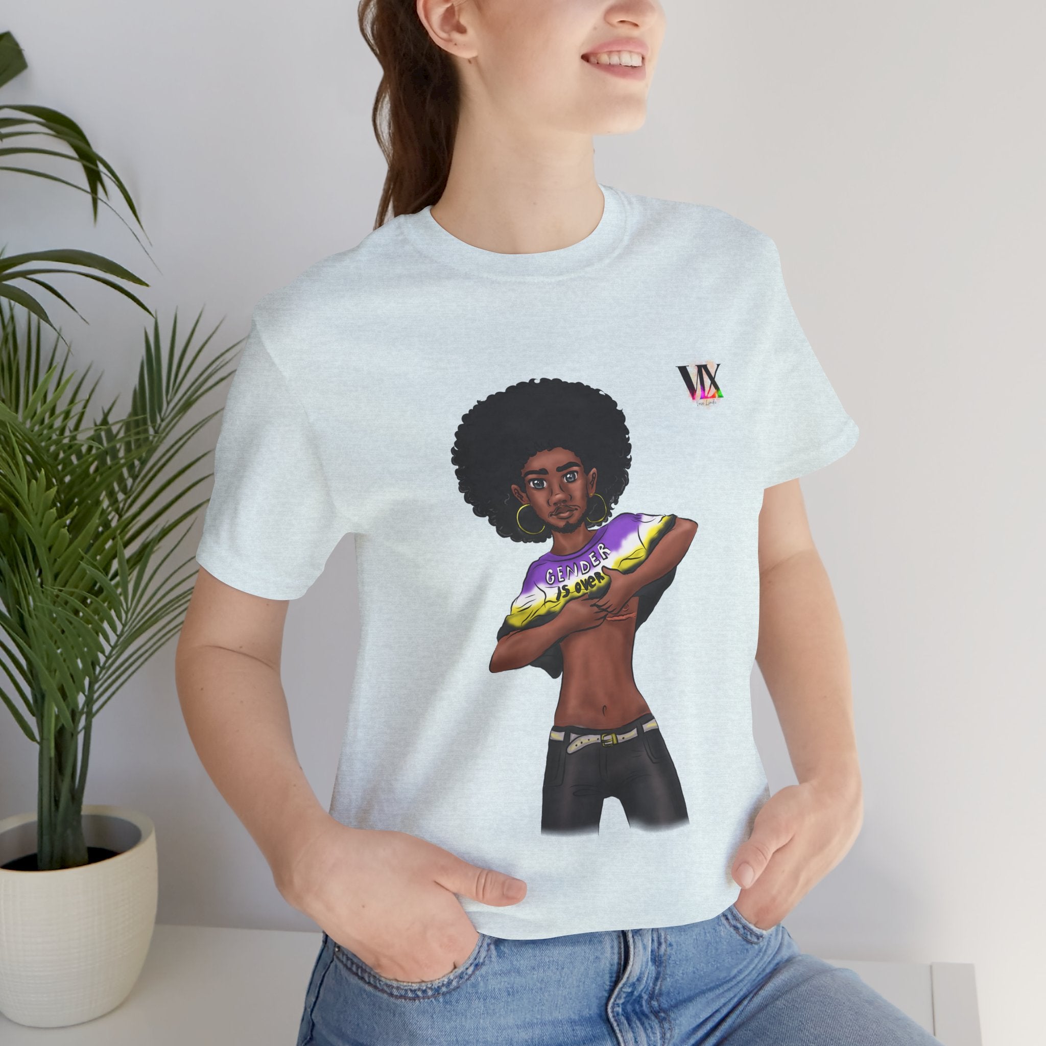 VOCE LINDX Classic Fit T‑Shirt – 100 % Airlume Cotton, Lightweight & Breathable Tee
