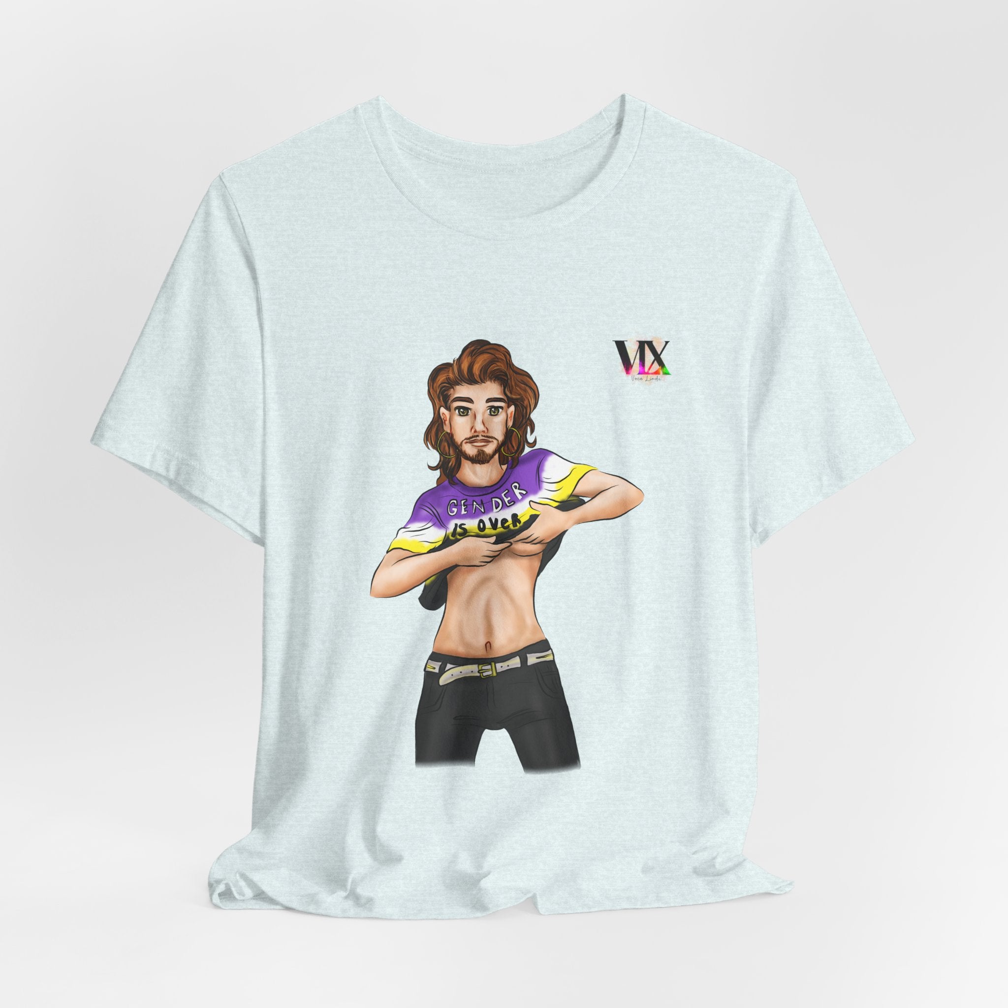 VOCE LINDX Classic Fit Cotton T‑Shirt – 100 % Airlume Combed & Ring‑Spun Cotton – Lightweight, Breathable Tee