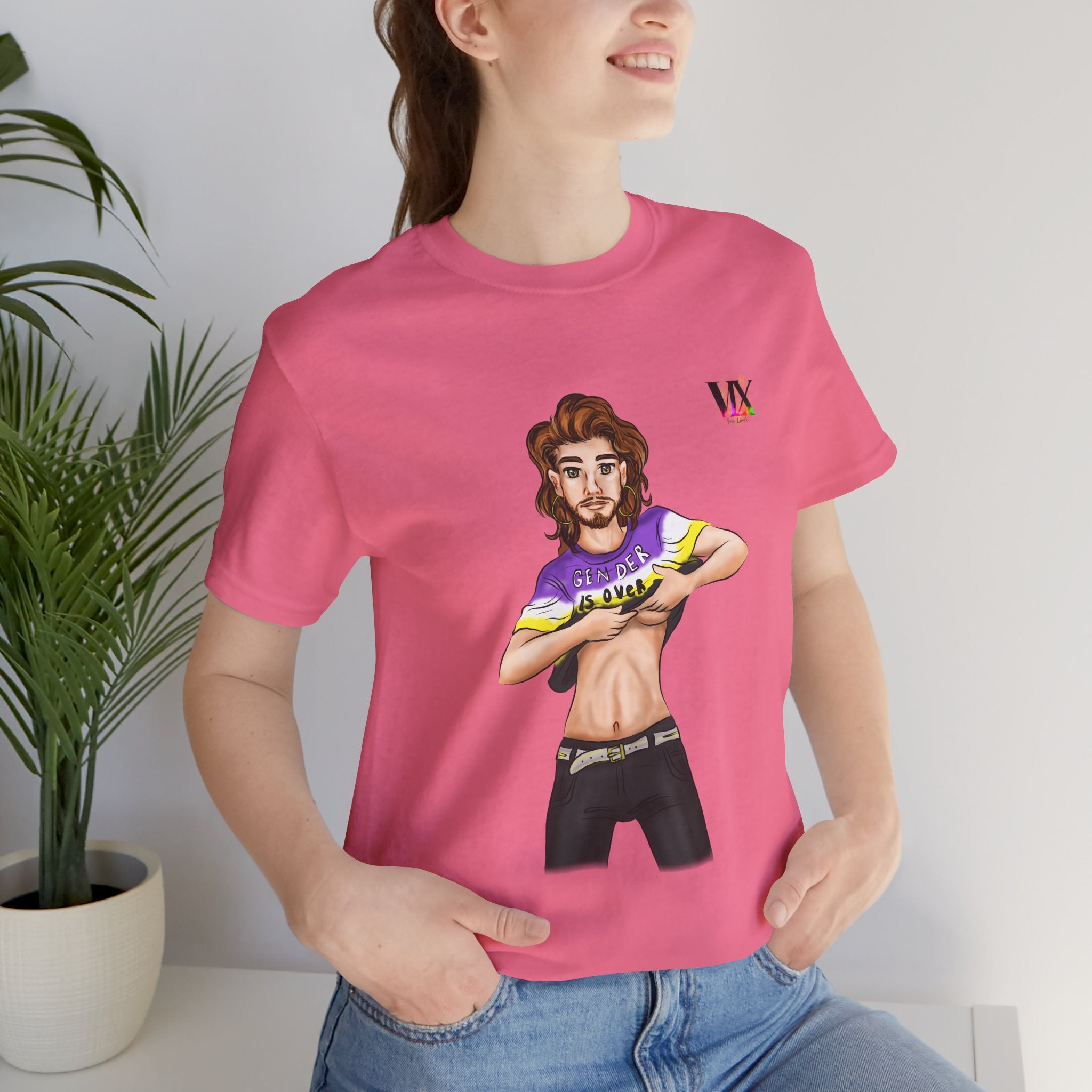 VOCE LINDX Classic Fit Cotton T‑Shirt – 100 % Airlume Combed & Ring‑Spun Cotton – Lightweight, Breathable Tee