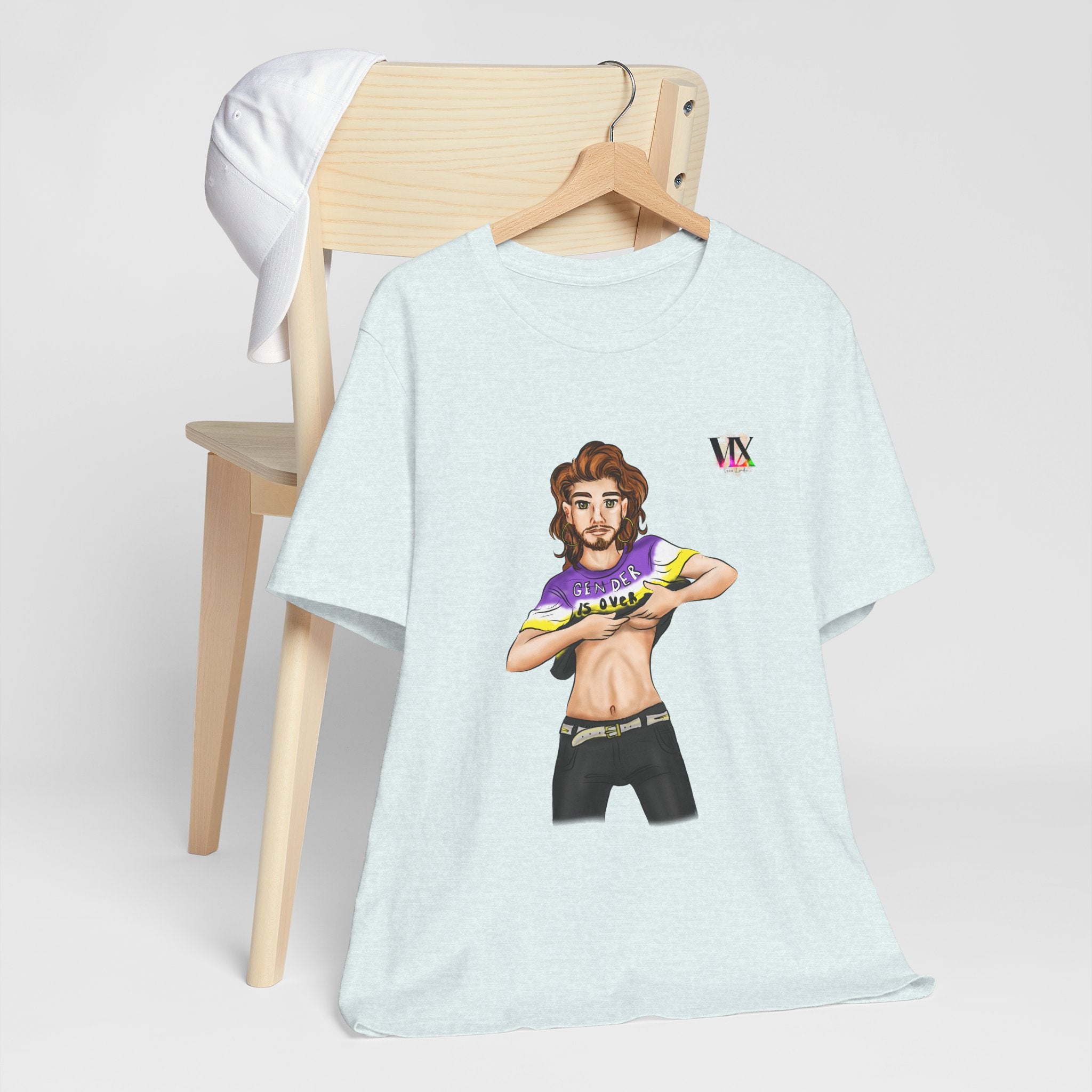 VOCE LINDX Classic Fit Cotton T‑Shirt – 100 % Airlume Combed & Ring‑Spun Cotton – Lightweight, Breathable Tee