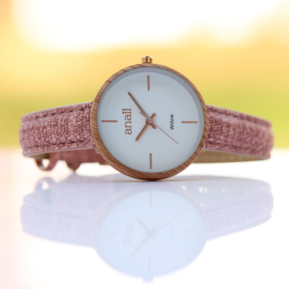 Personalised Anaii watch in sweet pink – Voce Lindx