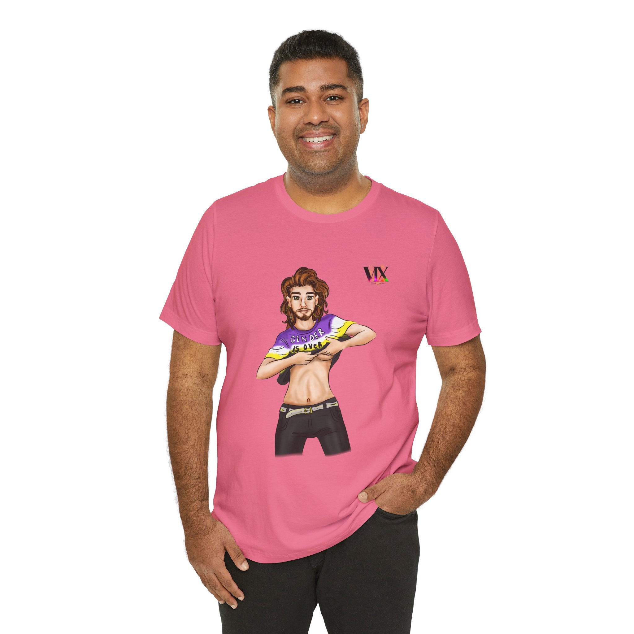 VOCE LINDX Classic Fit Cotton T‑Shirt – 100 % Airlume Combed & Ring‑Spun Cotton – Lightweight, Breathable Tee