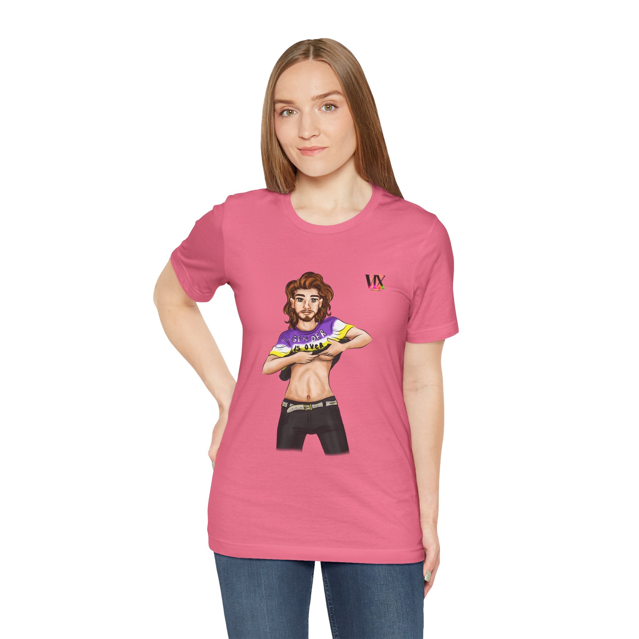VOCE LINDX Classic Fit Cotton T‑Shirt – 100 % Airlume Combed & Ring‑Spun Cotton – Lightweight, Breathable Tee