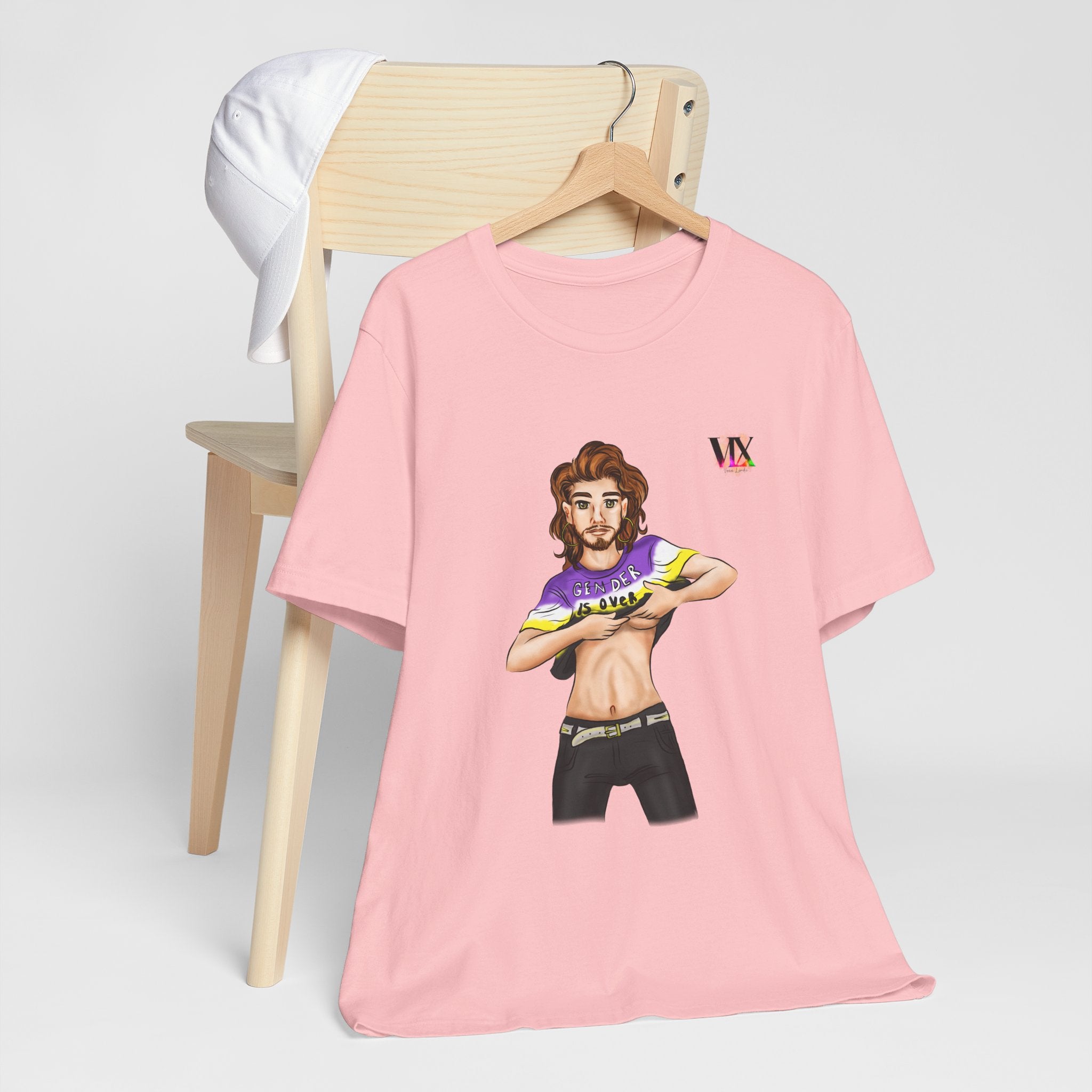 VOCE LINDX Classic Fit Cotton T‑Shirt – 100 % Airlume Combed & Ring‑Spun Cotton – Lightweight, Breathable Tee