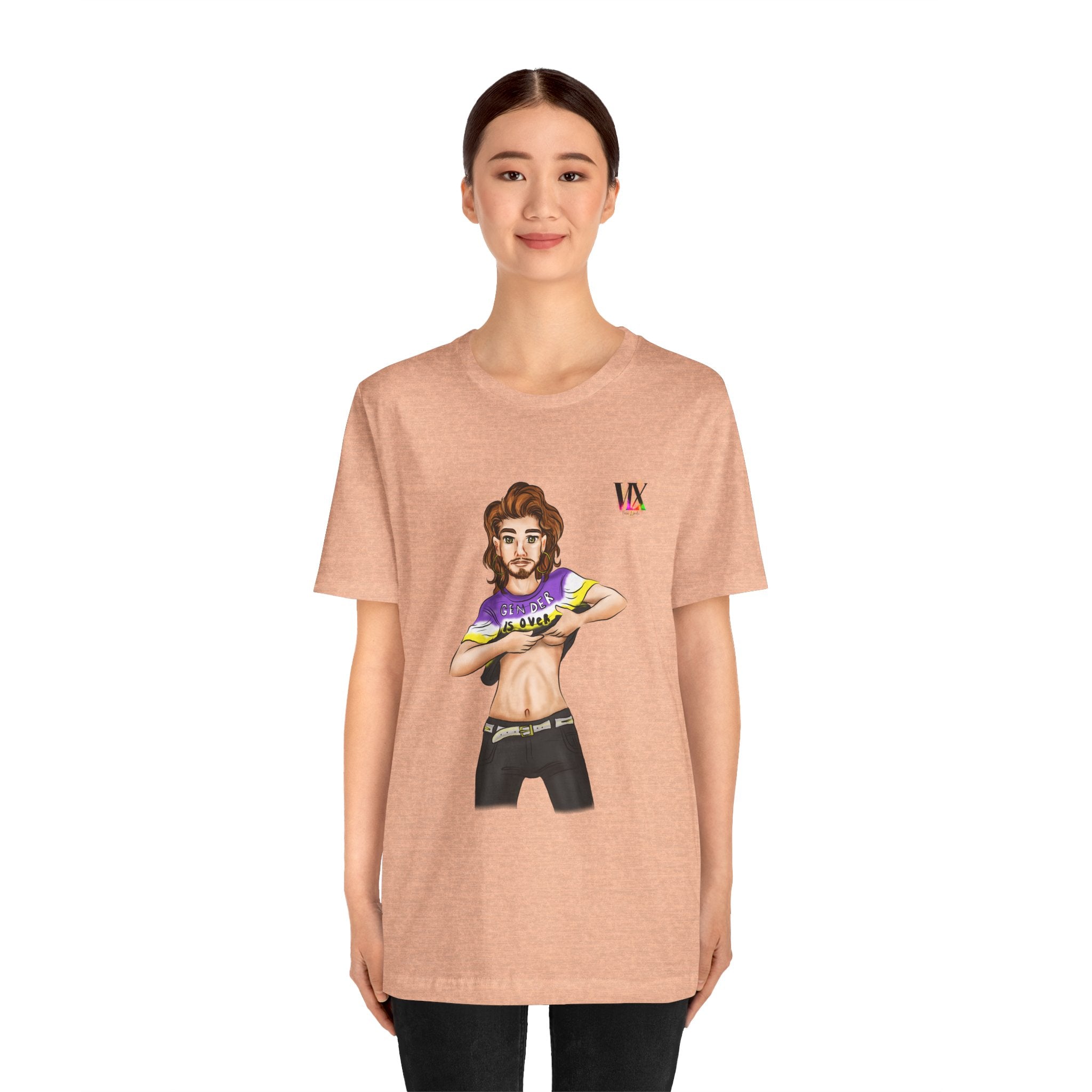 VOCE LINDX Classic Fit Cotton T‑Shirt – 100 % Airlume Combed & Ring‑Spun Cotton – Lightweight, Breathable Tee