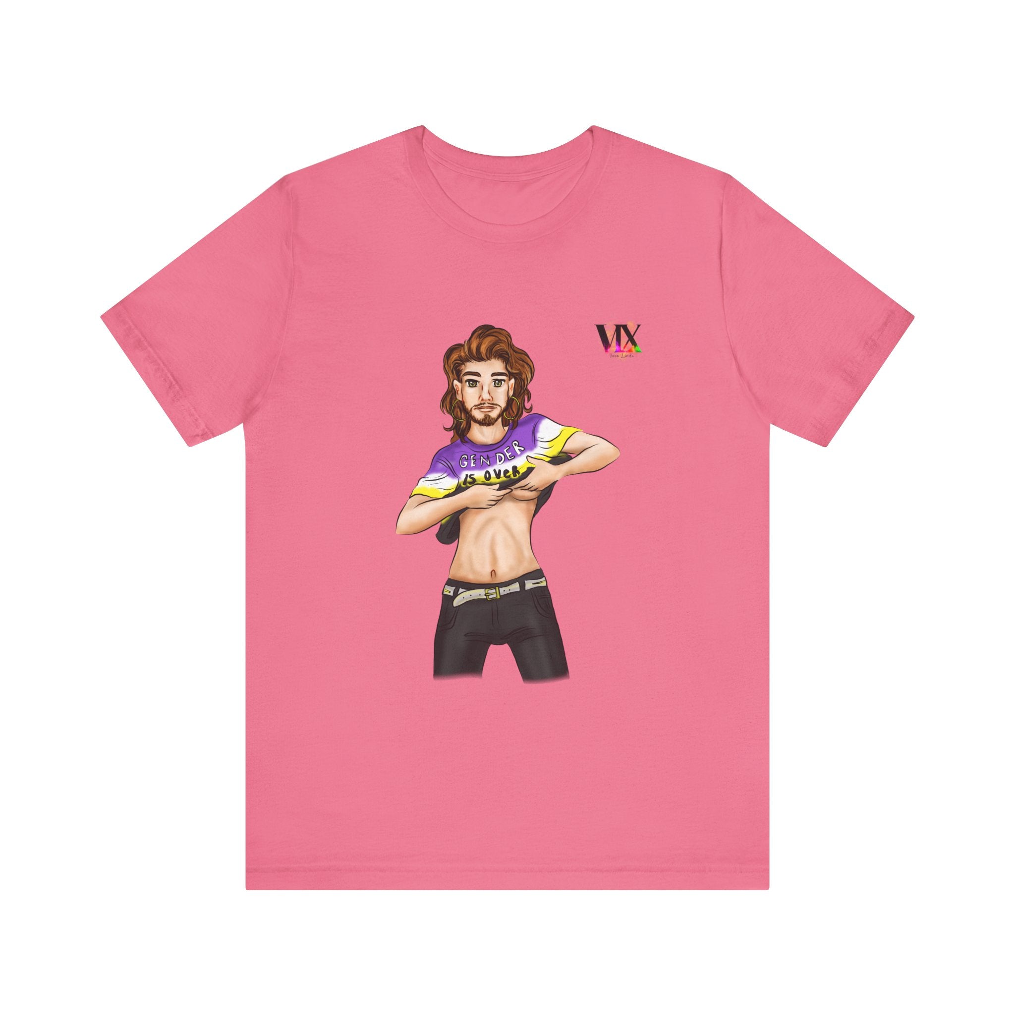VOCE LINDX Classic Fit Cotton T‑Shirt – 100 % Airlume Combed & Ring‑Spun Cotton – Lightweight, Breathable Tee