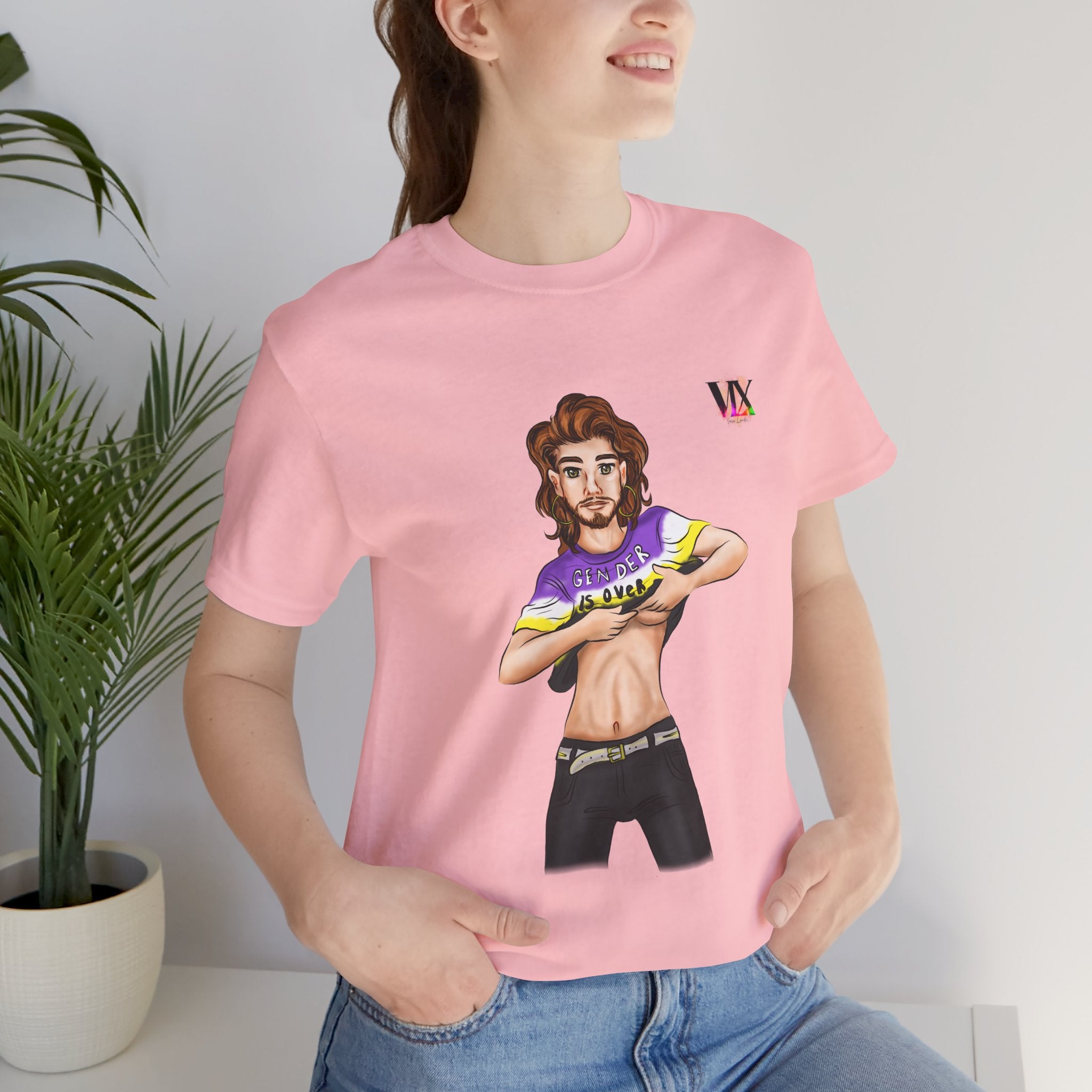VOCE LINDX Classic Fit Cotton T‑Shirt – 100 % Airlume Combed & Ring‑Spun Cotton – Lightweight, Breathable Tee