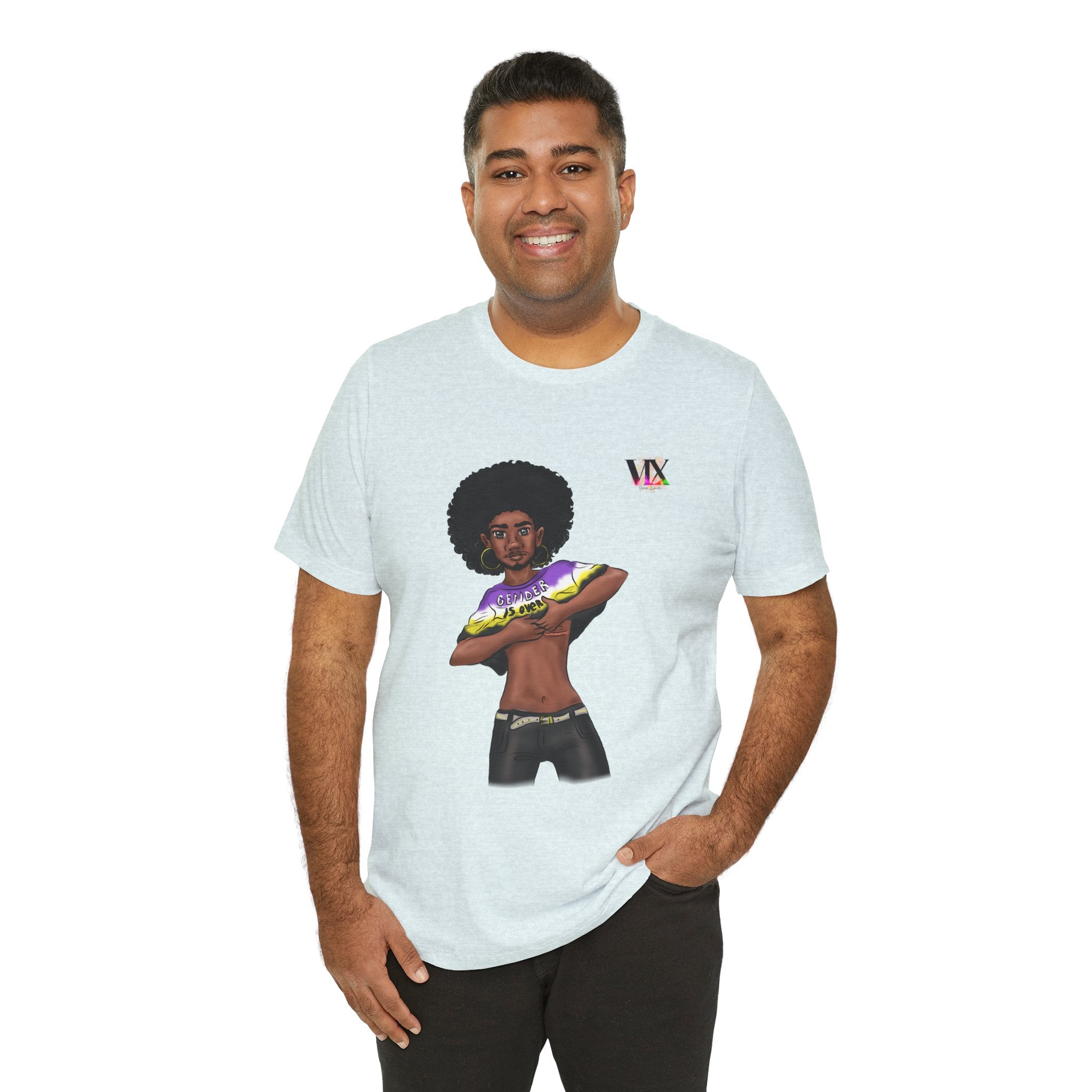VOCE LINDX Classic Fit T‑Shirt – 100 % Airlume Cotton, Lightweight & Breathable Tee