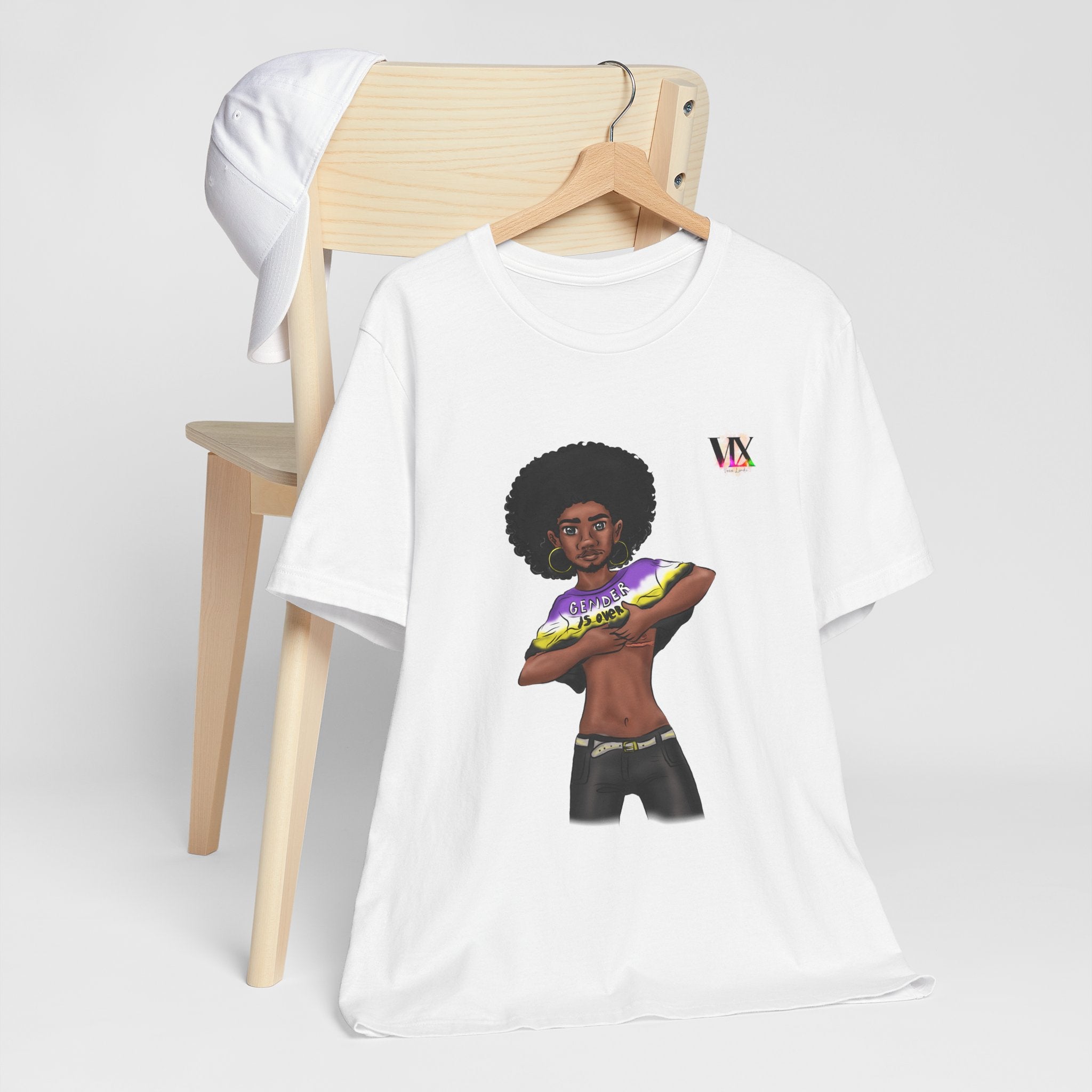 VOCE LINDX Classic Fit T‑Shirt – 100 % Airlume Cotton, Lightweight & Breathable Tee