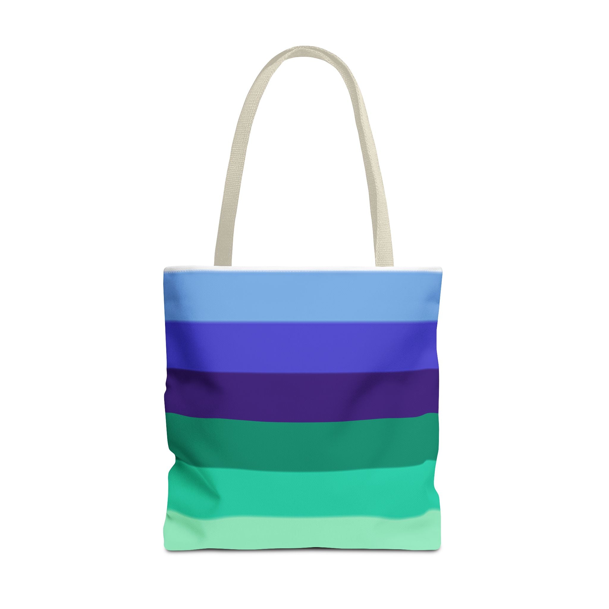 Gay Pride Flag Tote Bag – Durable Polyester, Multiple Sizes & Handle Colors | Inclusive LGBTQIA+ Accessory | Voce Lindx