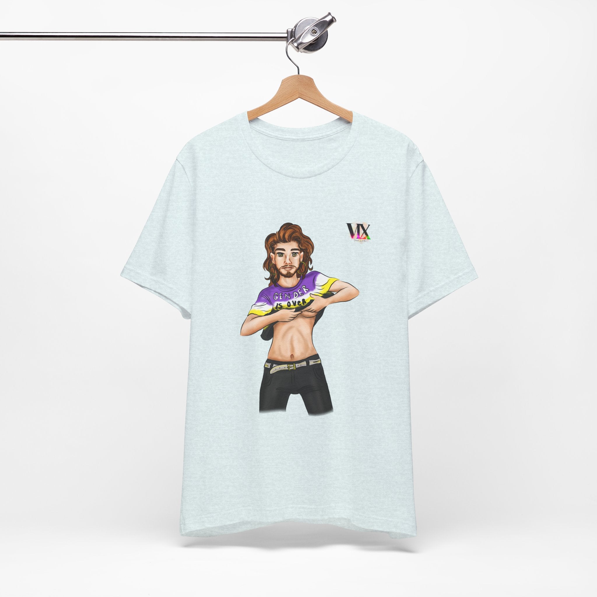 VOCE LINDX Classic Fit Cotton T‑Shirt – 100 % Airlume Combed & Ring‑Spun Cotton – Lightweight, Breathable Tee