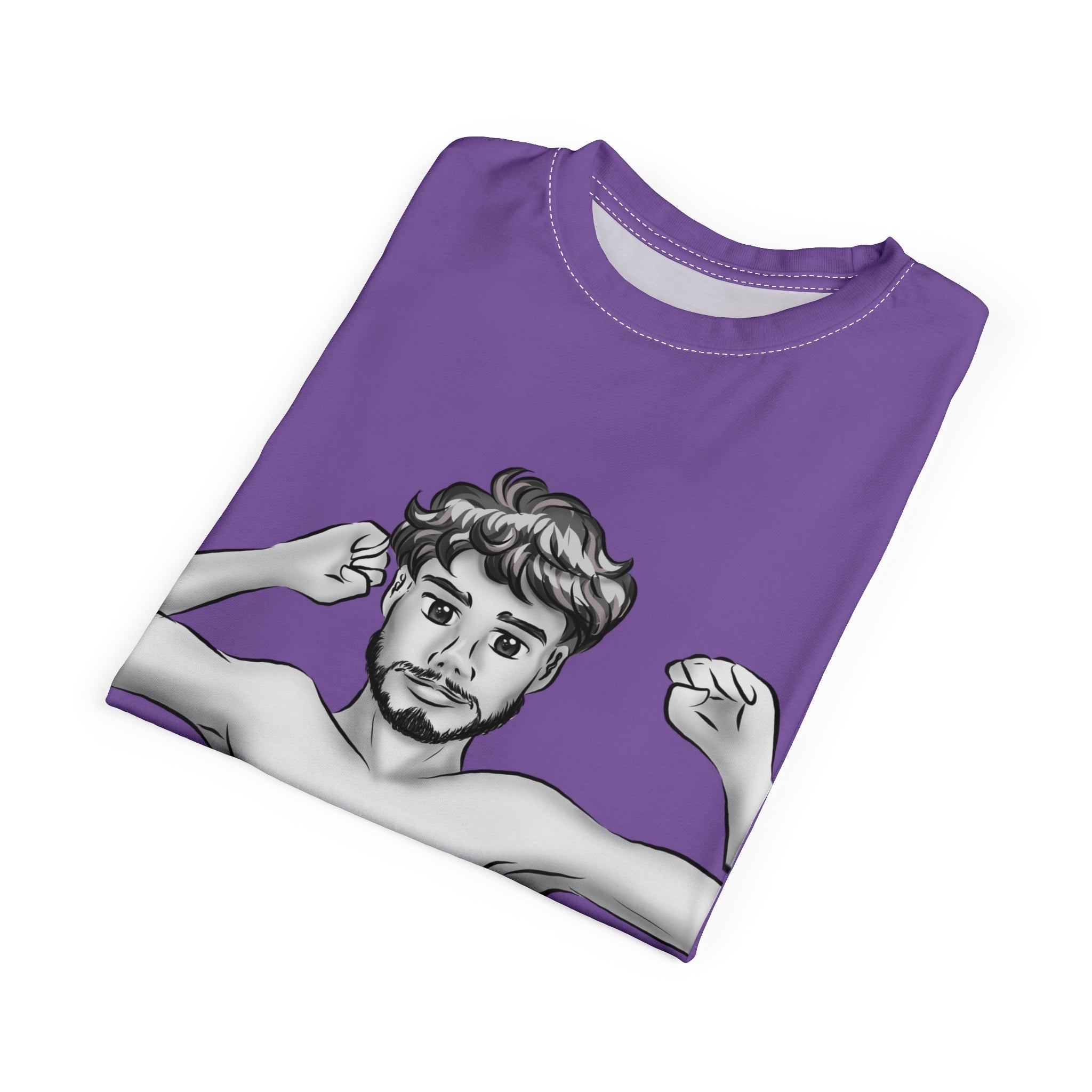HE Gender-Free Pride Tee – Trans & Nonbinary Flag Sleeves, Inclusive LGBTQIA+ Fashion | Voce Lindx