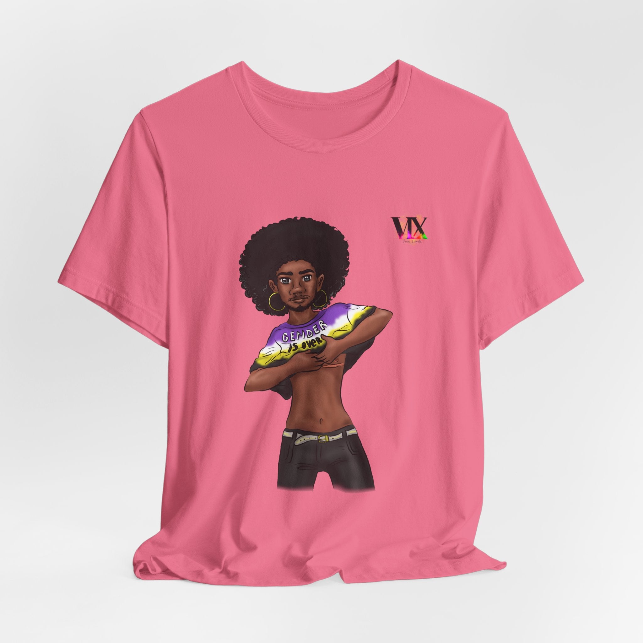 VOCE LINDX Classic Fit T‑Shirt – 100 % Airlume Cotton, Lightweight & Breathable Tee