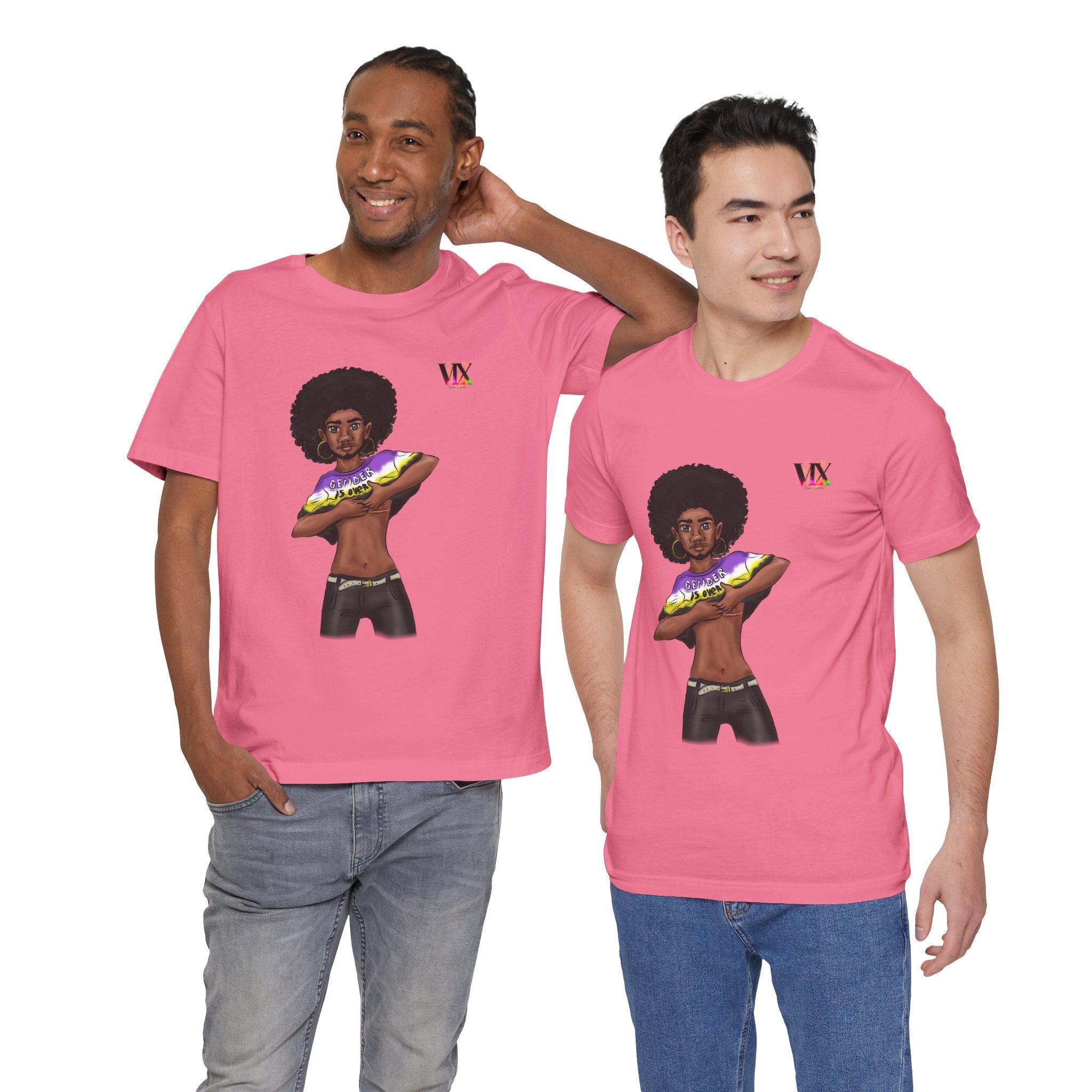 VOCE LINDX Classic Fit T‑Shirt – 100 % Airlume Cotton, Lightweight & Breathable Tee