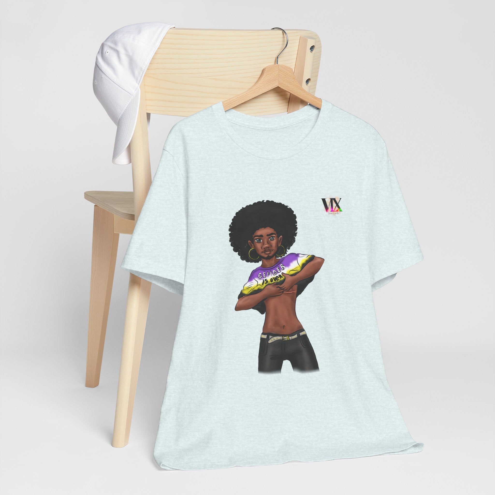 VOCE LINDX Classic Fit T‑Shirt – 100 % Airlume Cotton, Lightweight & Breathable Tee
