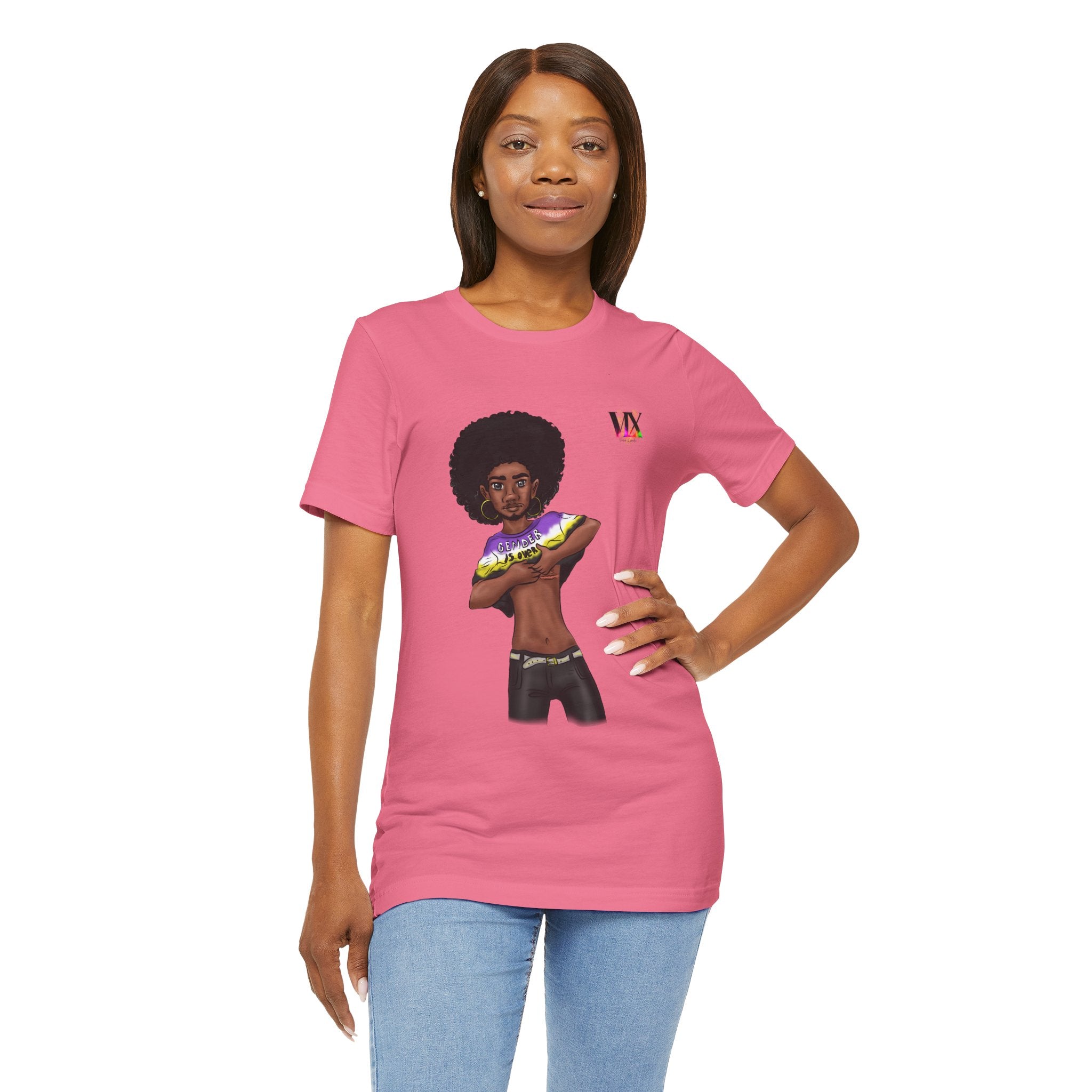 VOCE LINDX Classic Fit T‑Shirt – 100 % Airlume Cotton, Lightweight & Breathable Tee