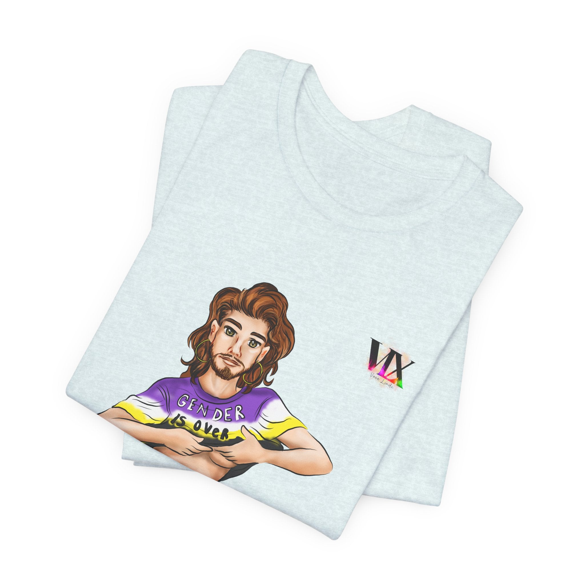 VOCE LINDX Classic Fit Cotton T‑Shirt – 100 % Airlume Combed & Ring‑Spun Cotton – Lightweight, Breathable Tee