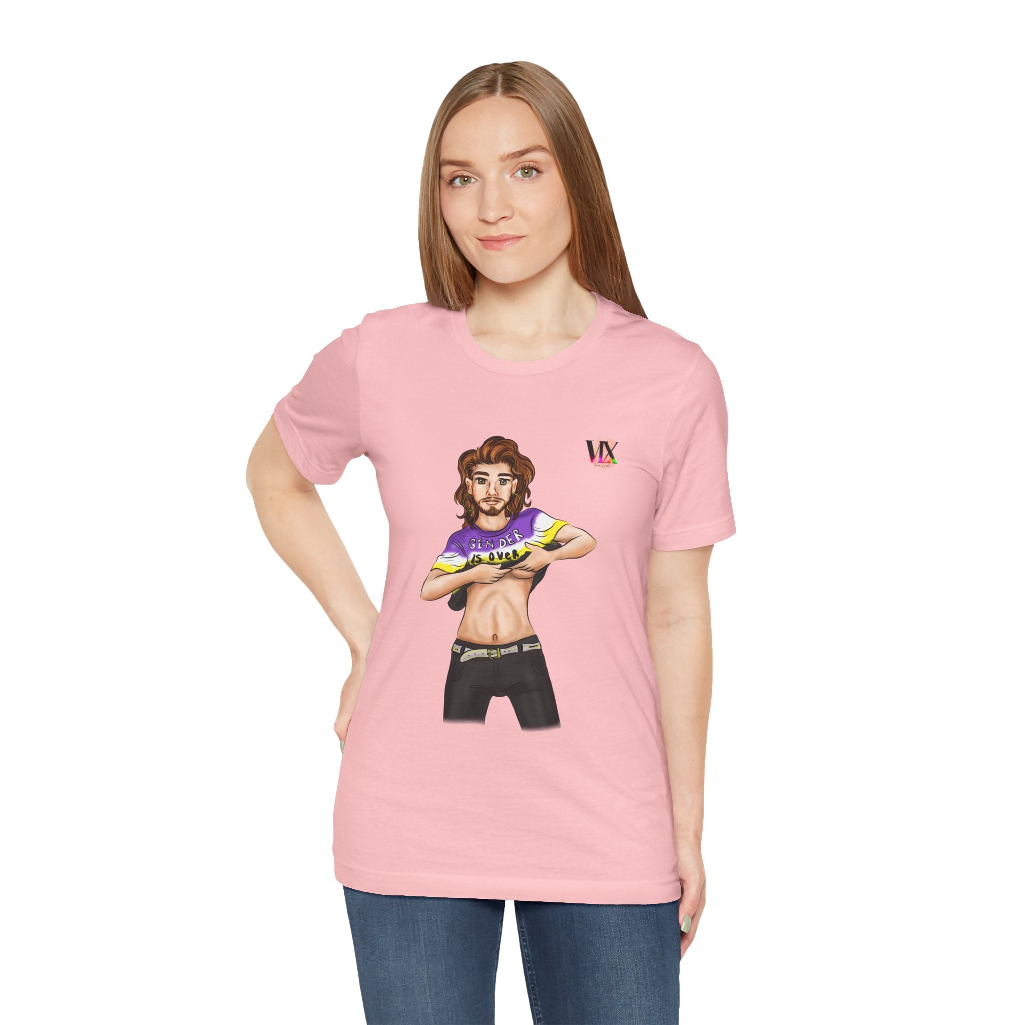 VOCE LINDX Classic Fit Cotton T‑Shirt – 100 % Airlume Combed & Ring‑Spun Cotton – Lightweight, Breathable Tee