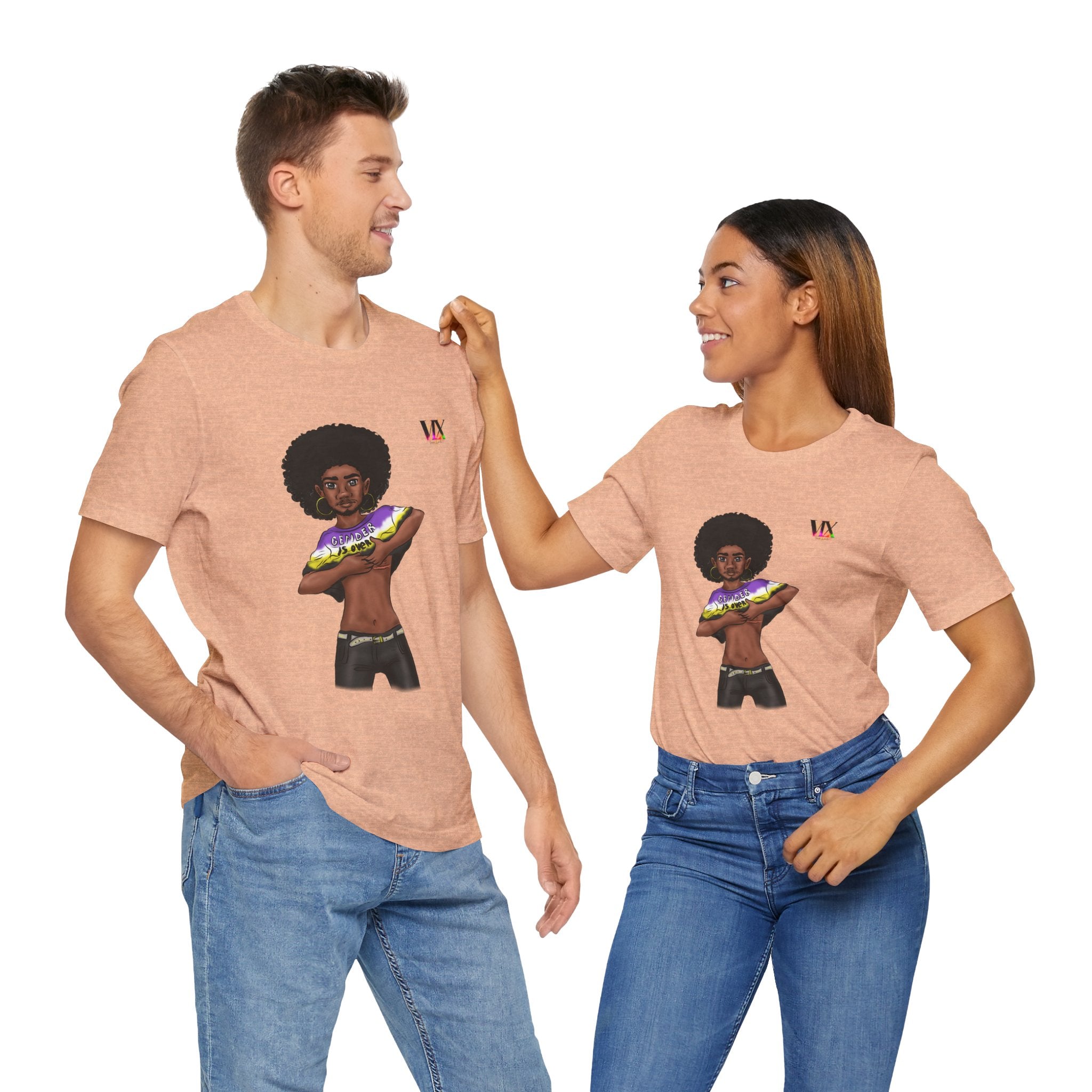 VOCE LINDX Classic Fit T‑Shirt – 100 % Airlume Cotton, Lightweight & Breathable Tee