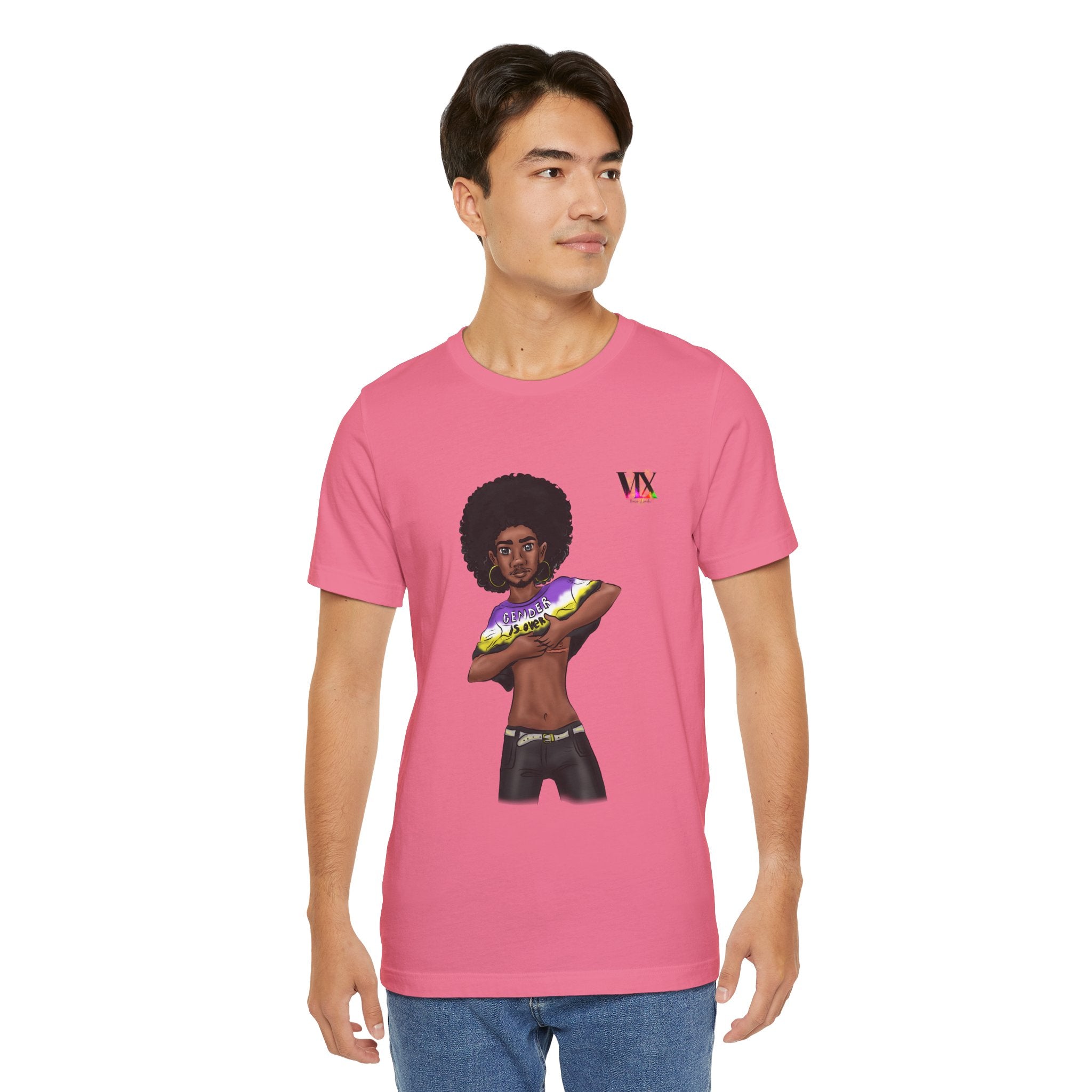 VOCE LINDX Classic Fit T‑Shirt – 100 % Airlume Cotton, Lightweight & Breathable Tee
