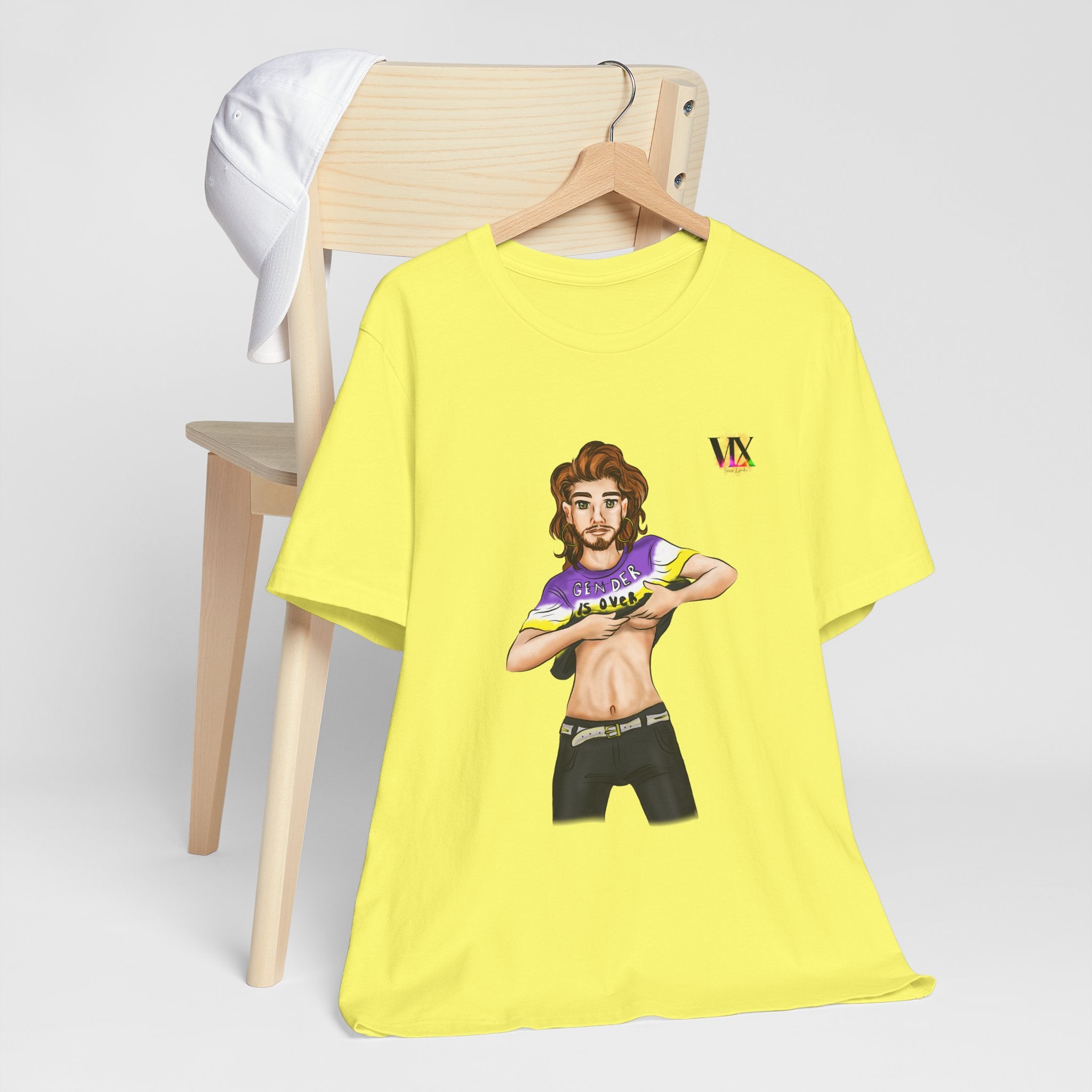 VOCE LINDX Classic Fit Cotton T‑Shirt – 100 % Airlume Combed & Ring‑Spun Cotton – Lightweight, Breathable Tee