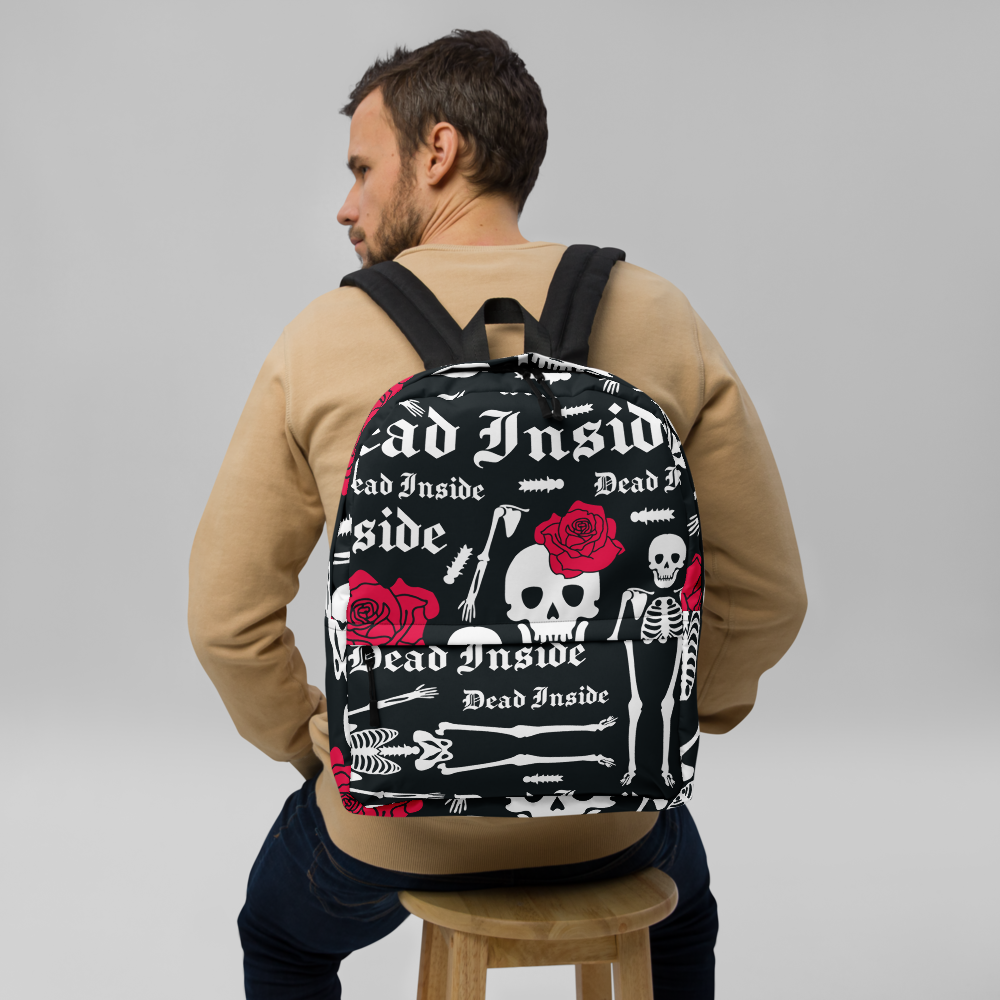 Dead Inside Backpack – Exclusive Print, Vegan & Eco-Friendly, Water-Resistant | Voce Lindx