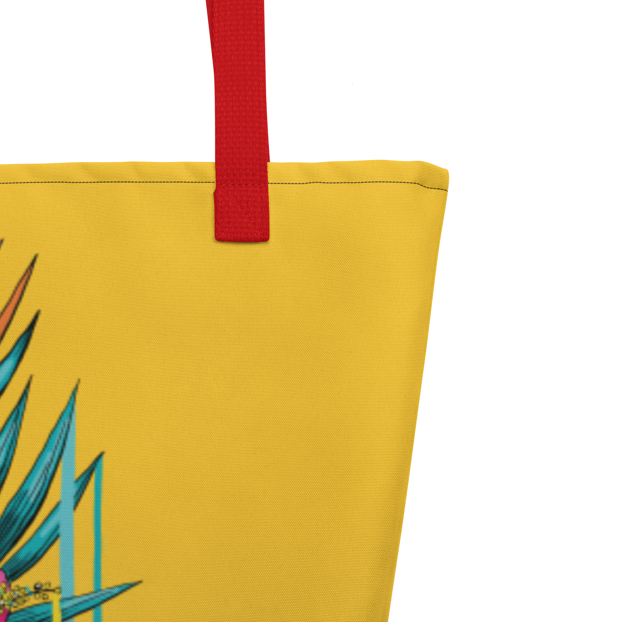 Large Tote Bag – Pink Flower | Spacious, Durable & Stylish