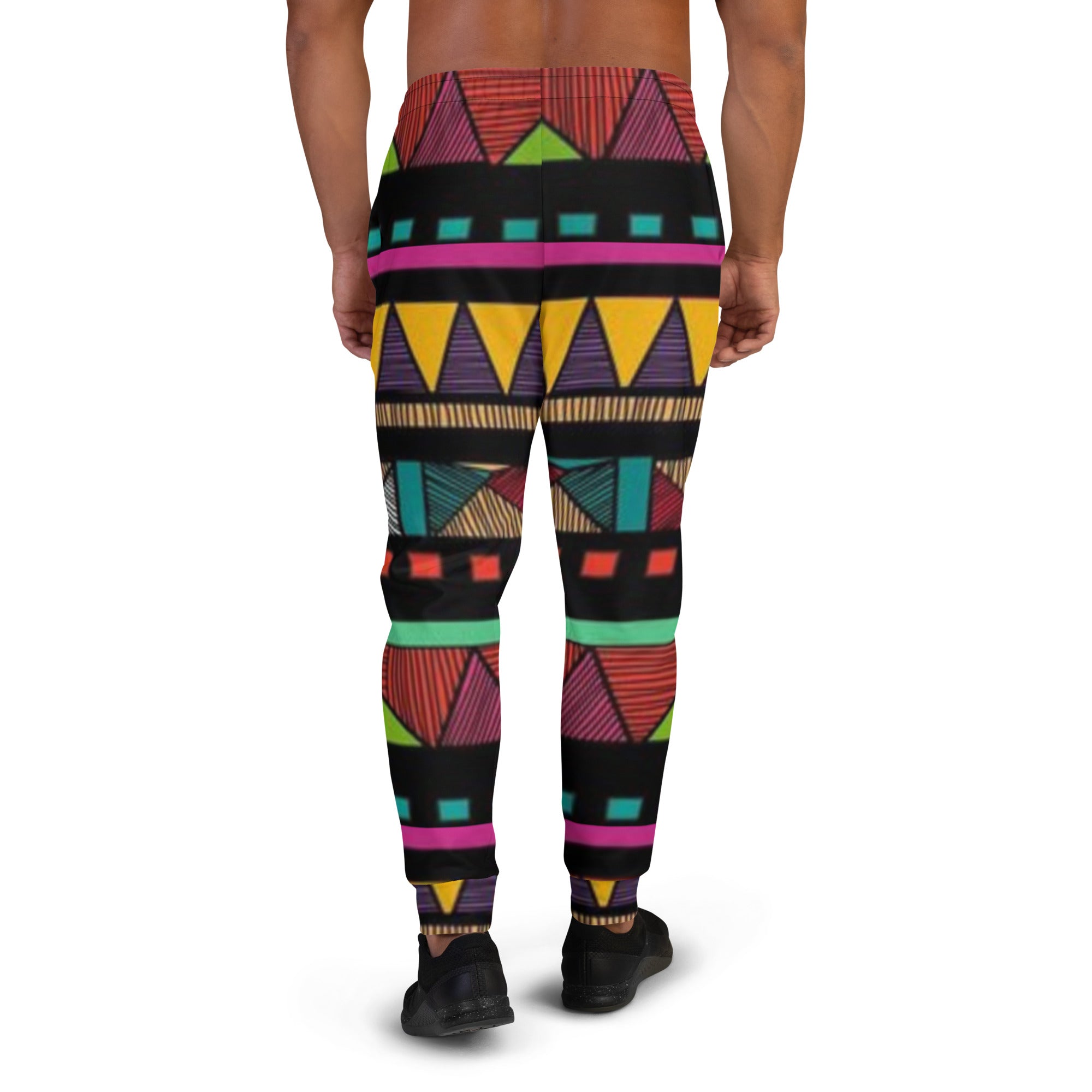 VOCE LINDX African Joggers – 100 % Polyester Sublimation Print with Elastic Waist & Pocket – Inclusive Lounge Pants