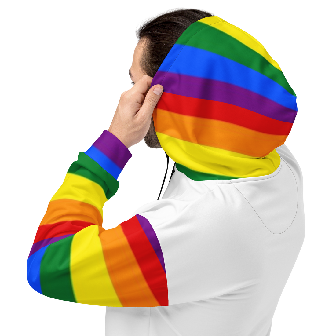 LGBTQ+ Rainbow Pride Hoodie – photo 2
