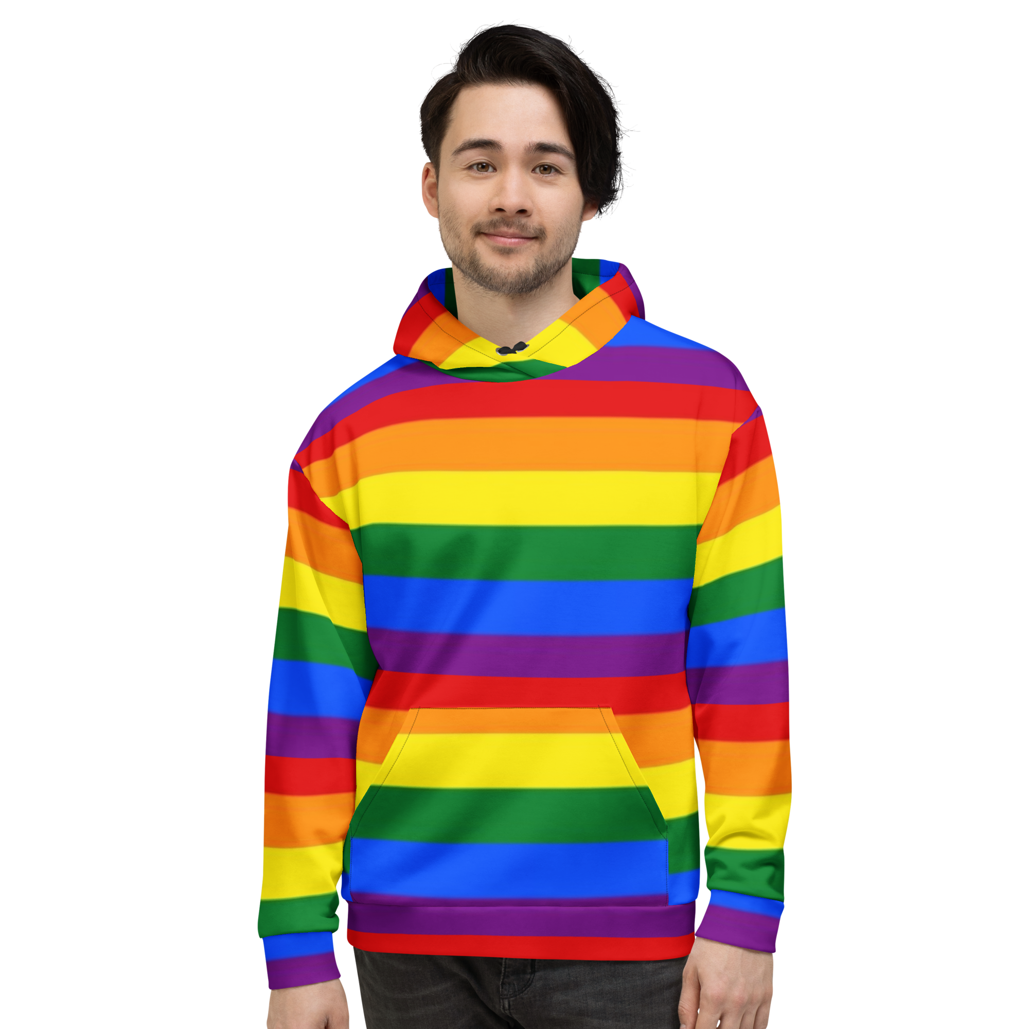 LGBTQ+ Rainbow Pride Flag Hoodie – Colourful, Inclusive & Comfortable Statement Wear