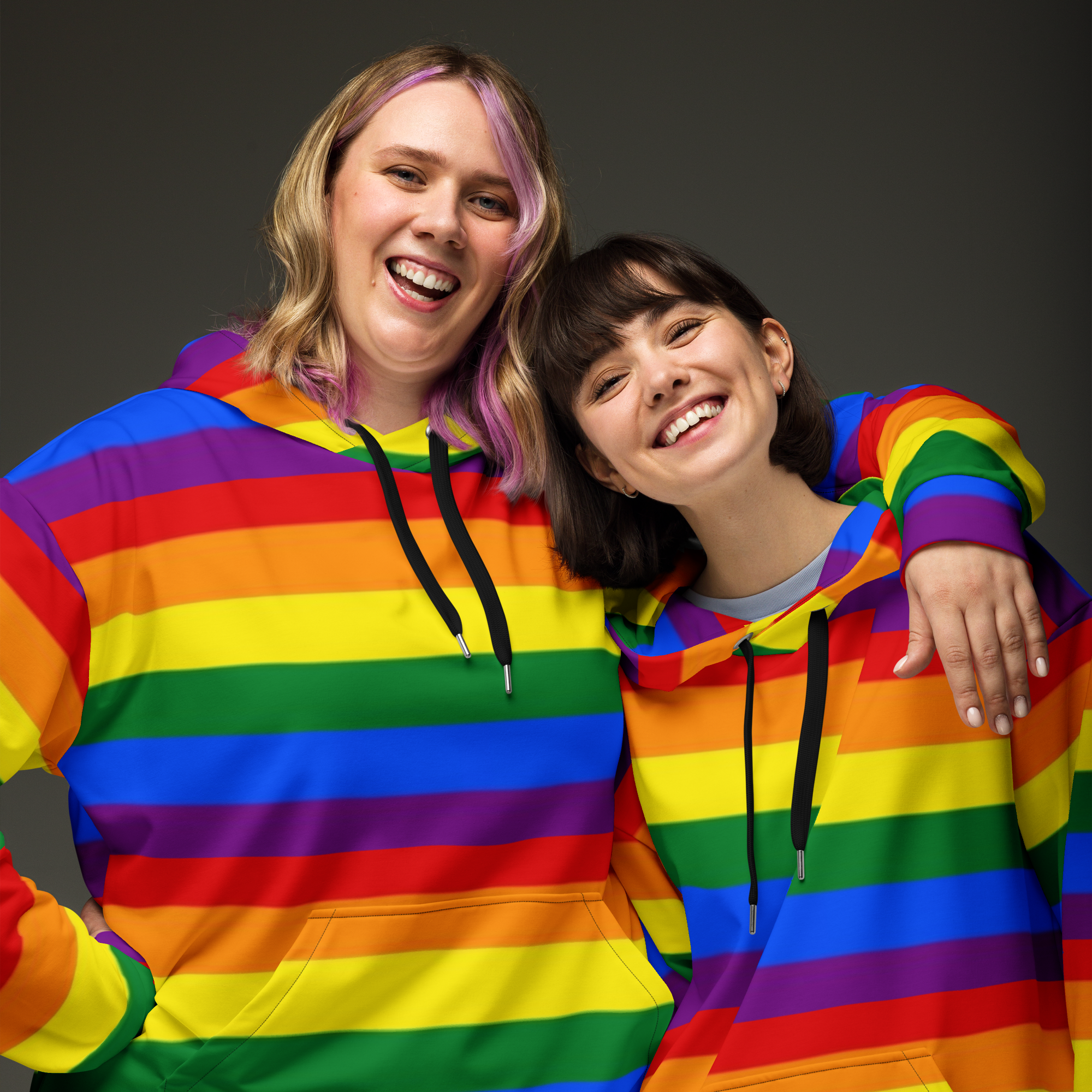 LGBTQ+ Rainbow Pride Flag Hoodie – Colourful, Inclusive & Comfortable Statement Wear
