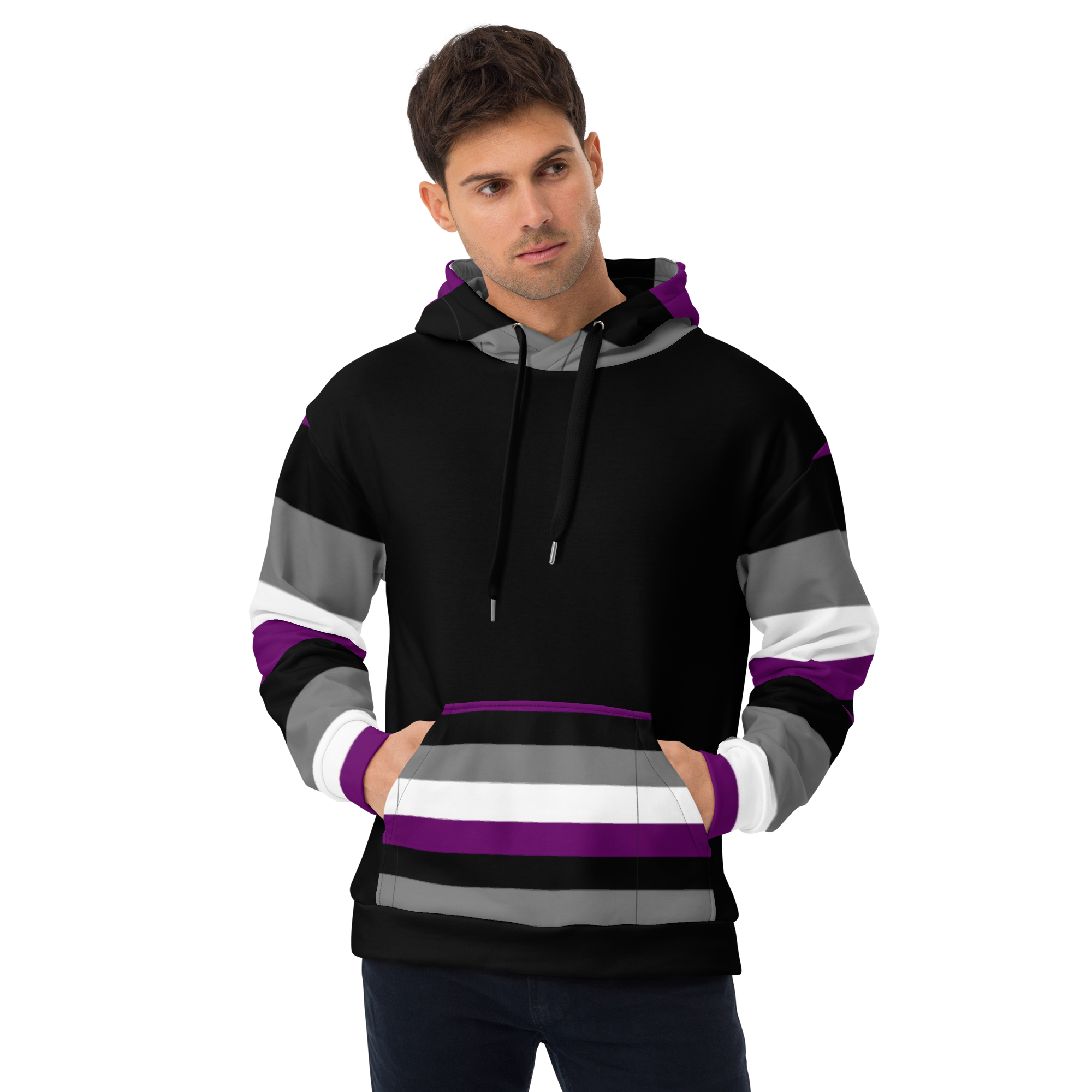 Asexual Pride Flag Hoodie – Comfortable, Empowering & Authentic Style
