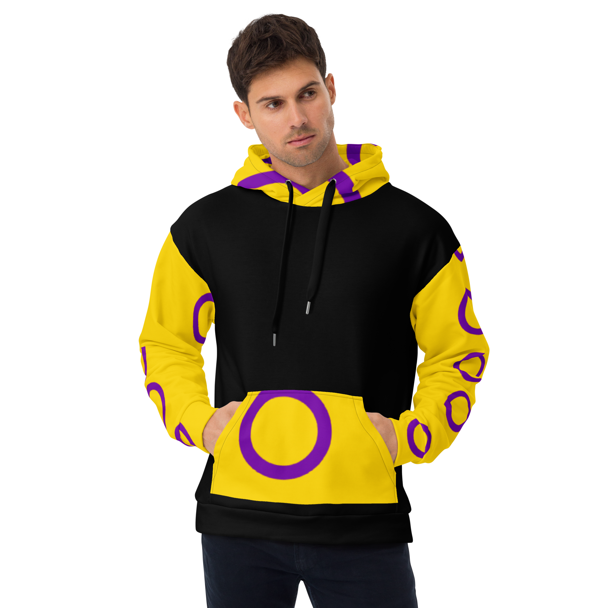 Intersex Pride Flag Hoodie – Bold, Inclusive & Comfortable