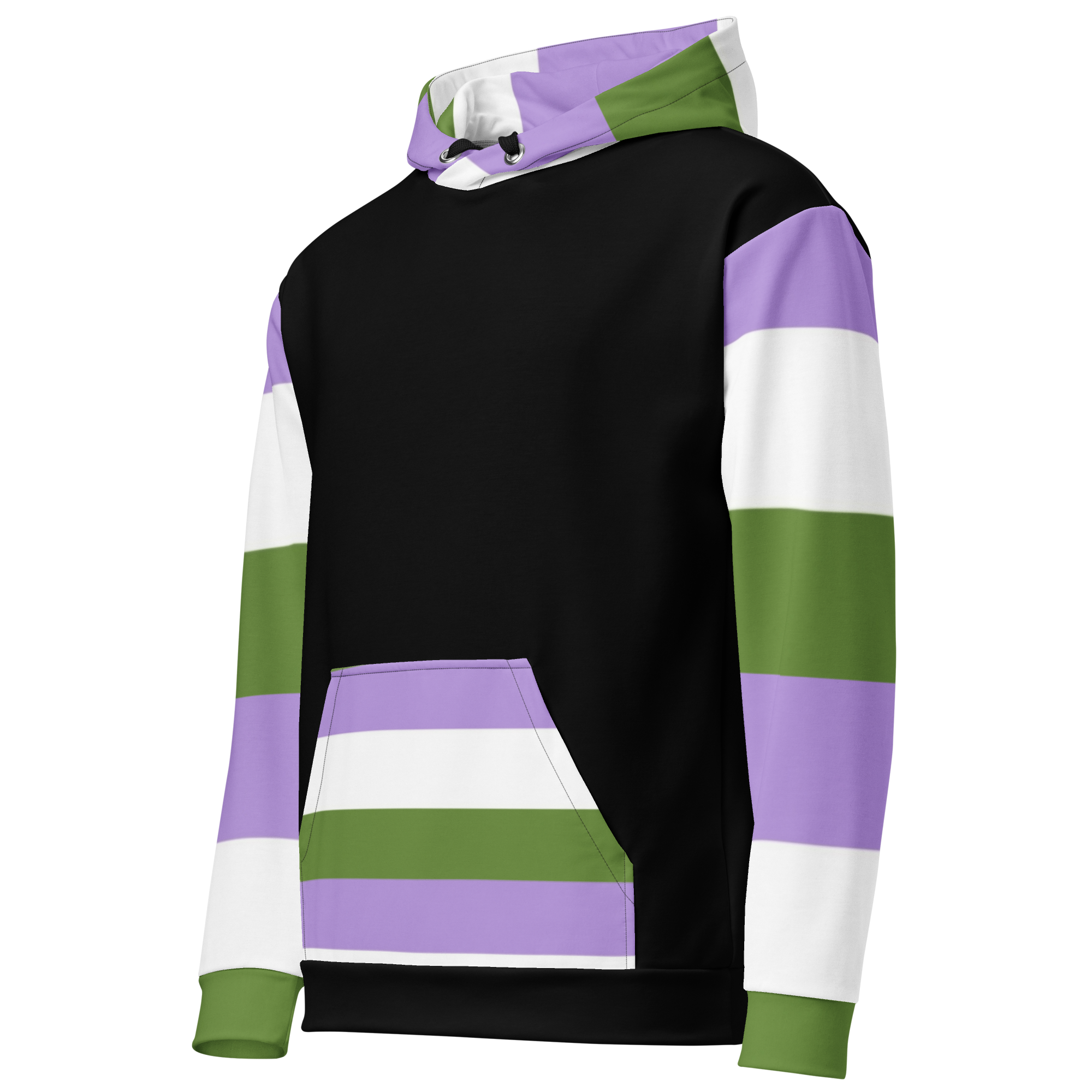 Genderqueer Pride Hoodie – Empowering Statement Design | Soft & Durable Fit