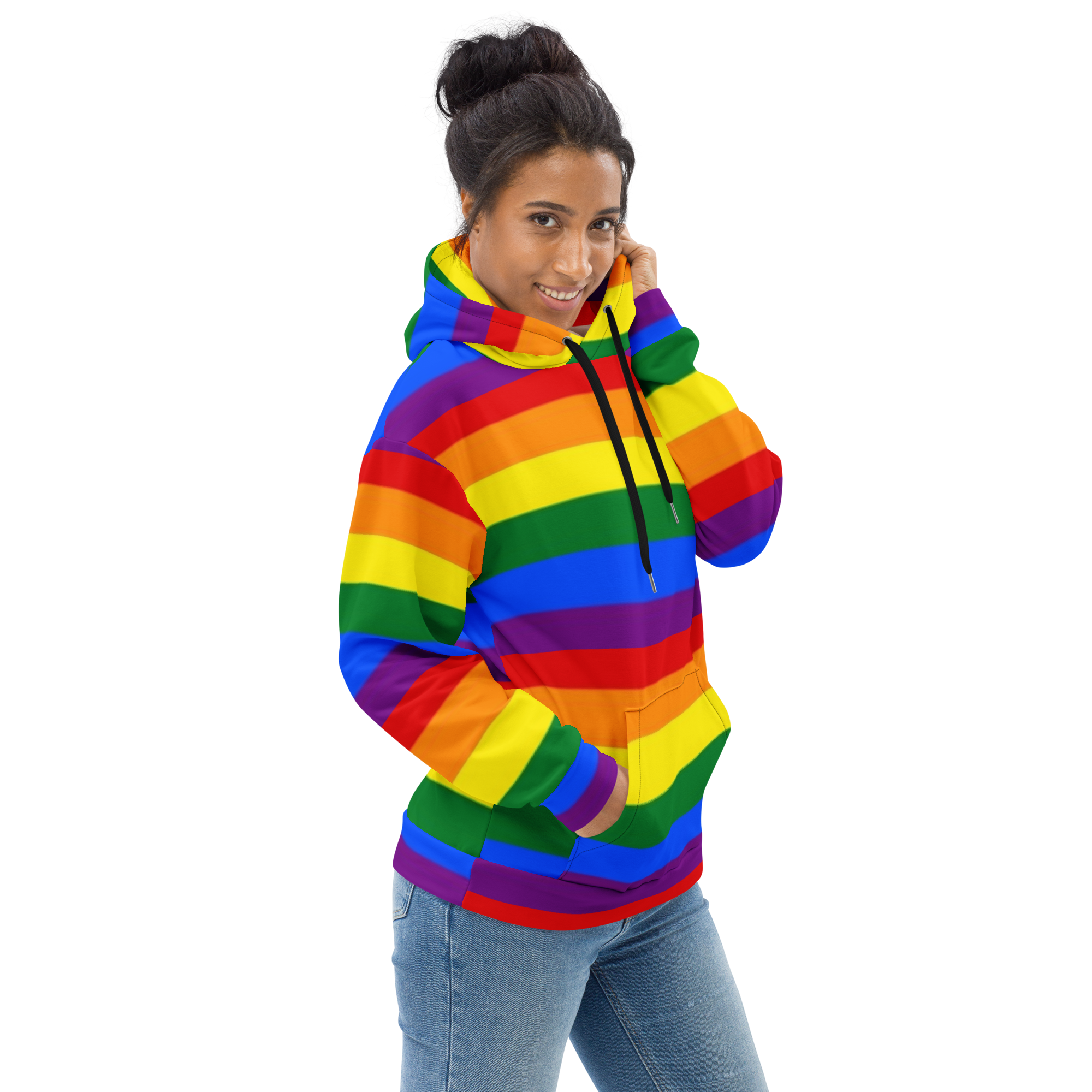 LGBTQ+ Rainbow Pride Flag Hoodie – Colourful, Inclusive & Comfortable Statement Wear