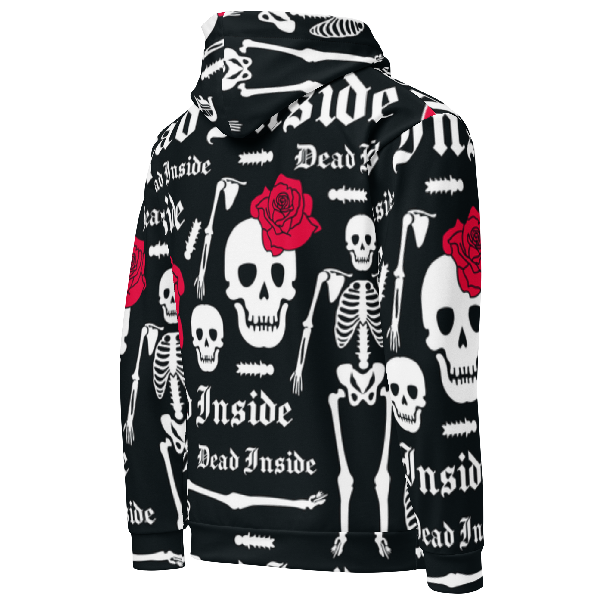 Skull & Flowers Hoodie – “They” Identity Design | Bold & Inclusive
