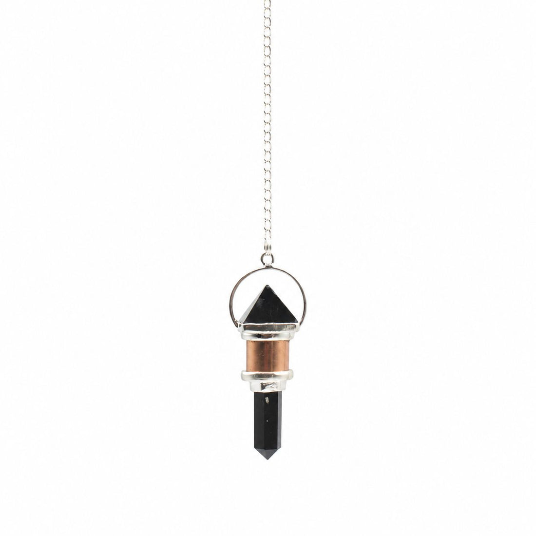 Night Watcher Obsidian Copper Pendulum – photo 2