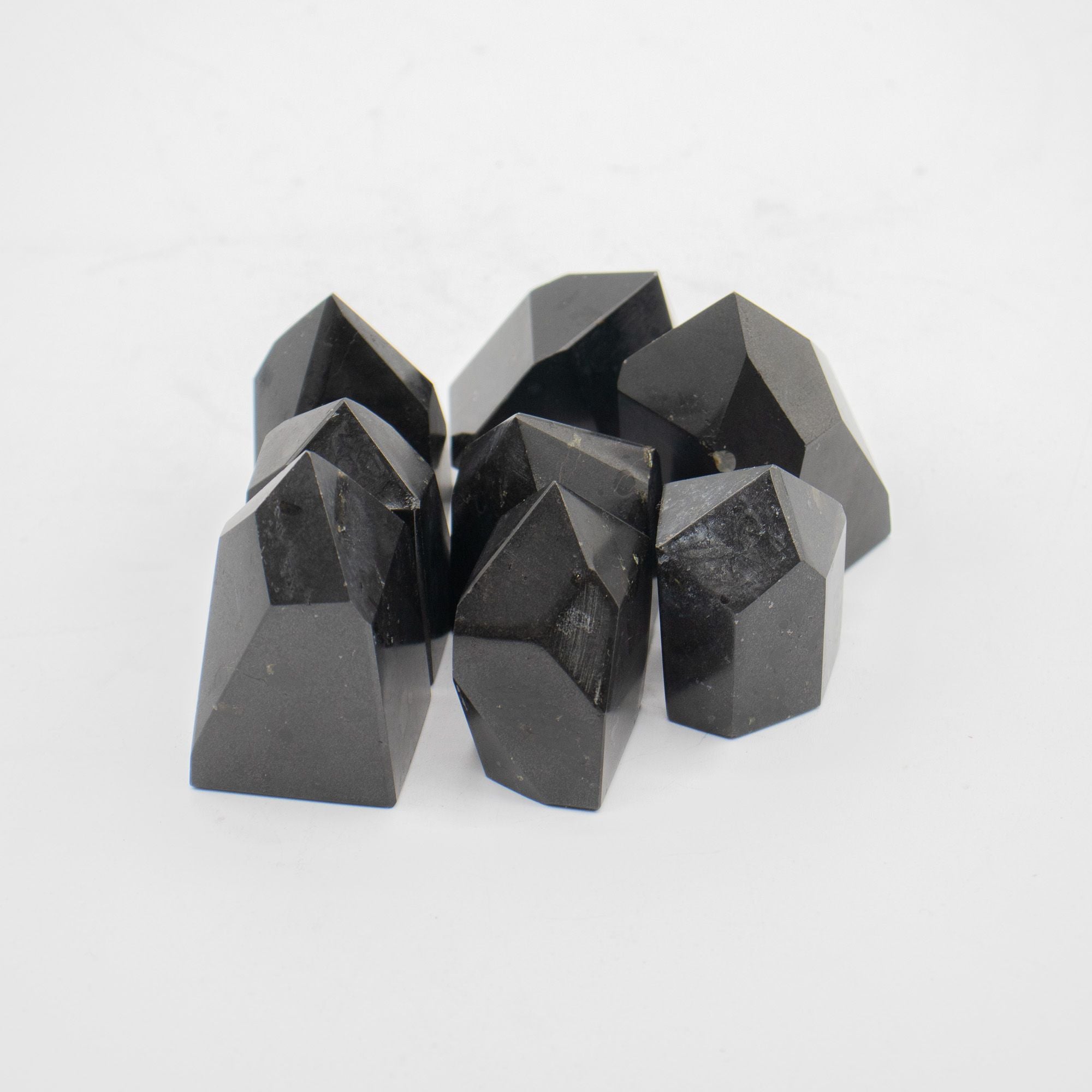Tourmaline Polished Crystal Points, Bulk Set of ~8 (0.5kg)