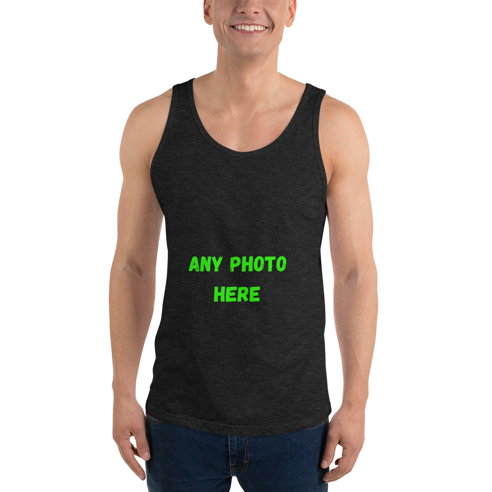VOCE LINDX Short Sleeve T‑Shirt – Upload Your Photo or Image – 100 % Cotton Jersey, Personalised & Comfortable